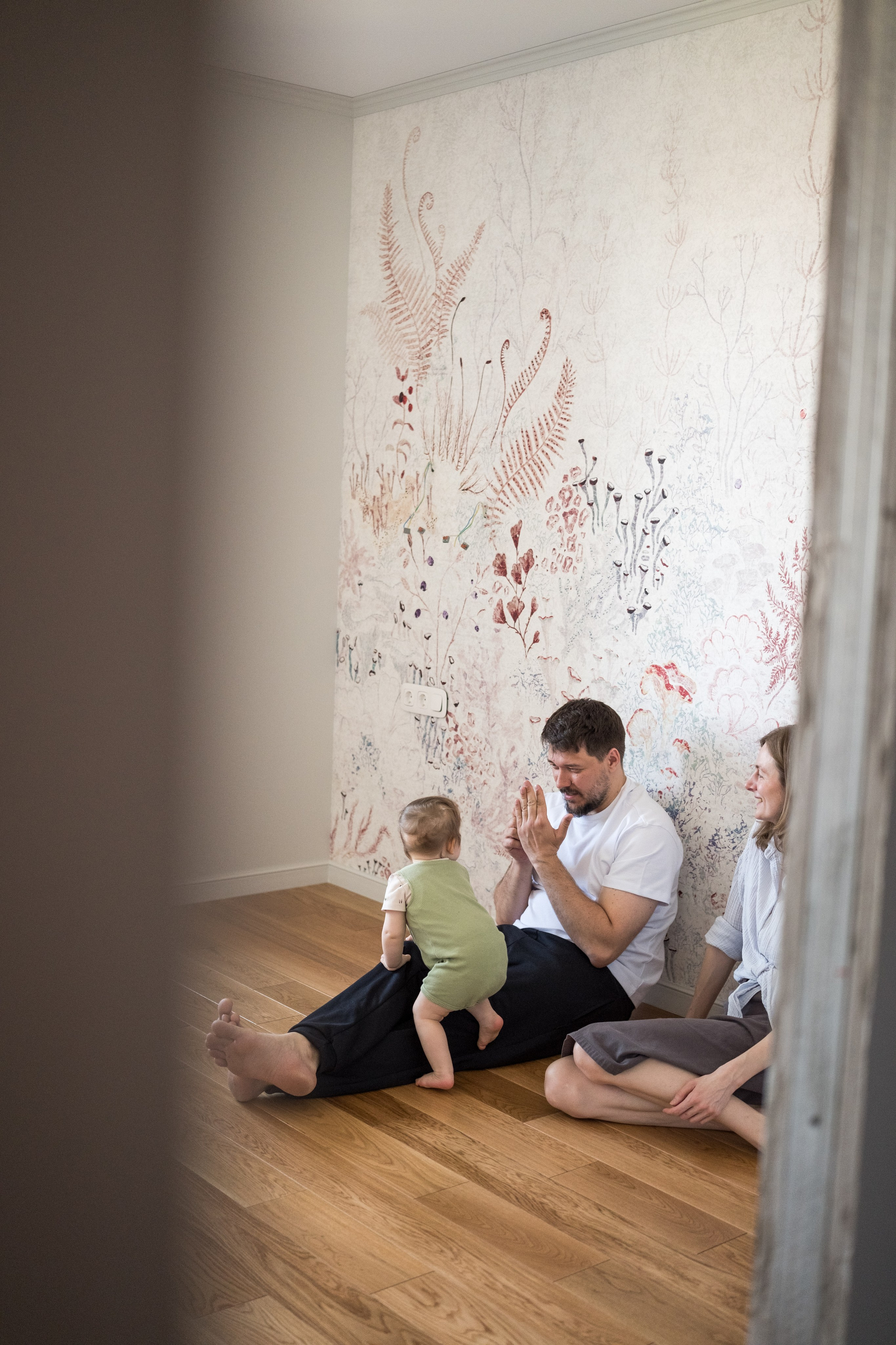 Семейный ремонт. Семейный детский ньюборн фотограф в Москве Марта Петрова