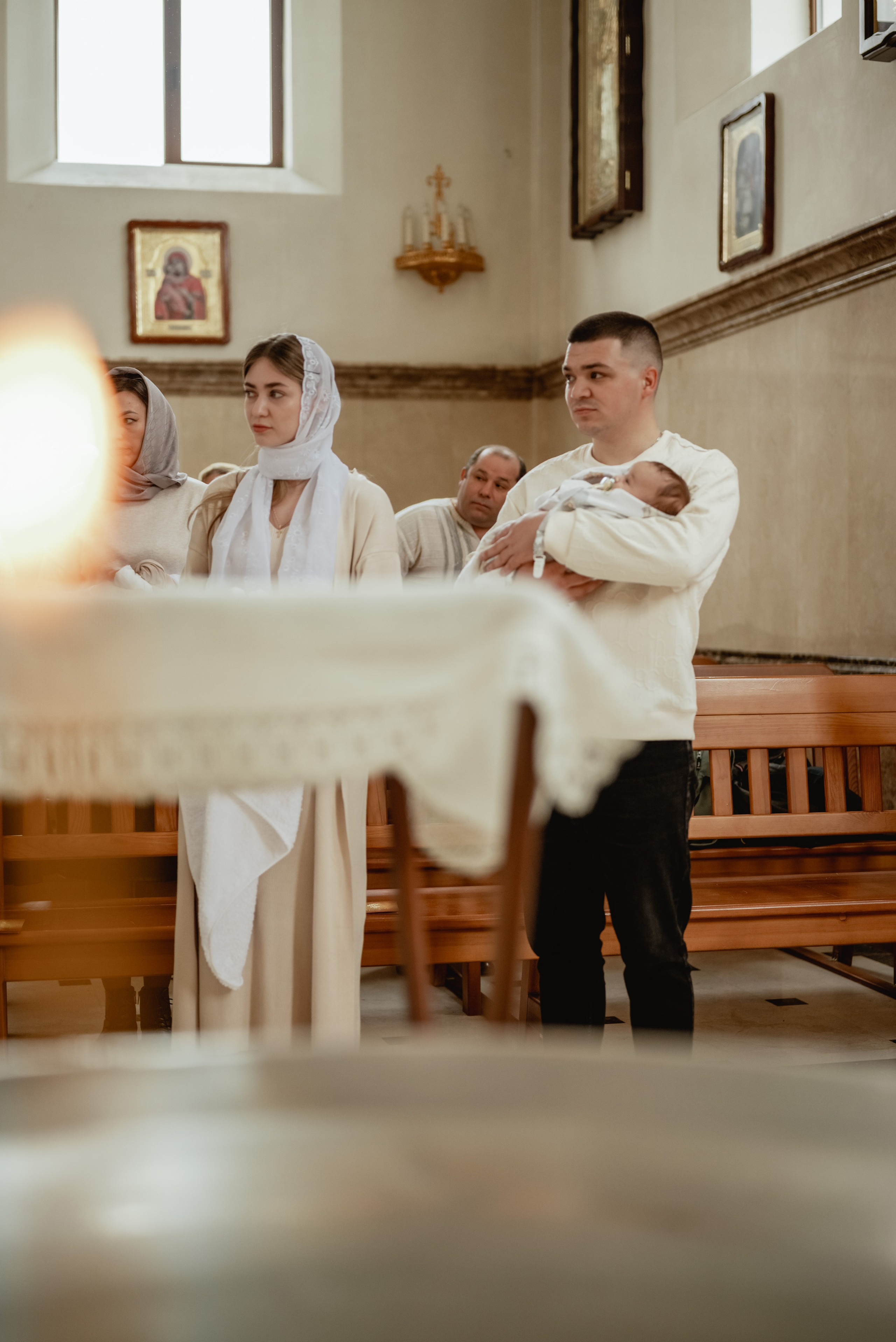 Крещение в Донецке. Юлия Басня семейный и свадебный фотограф в Донецке