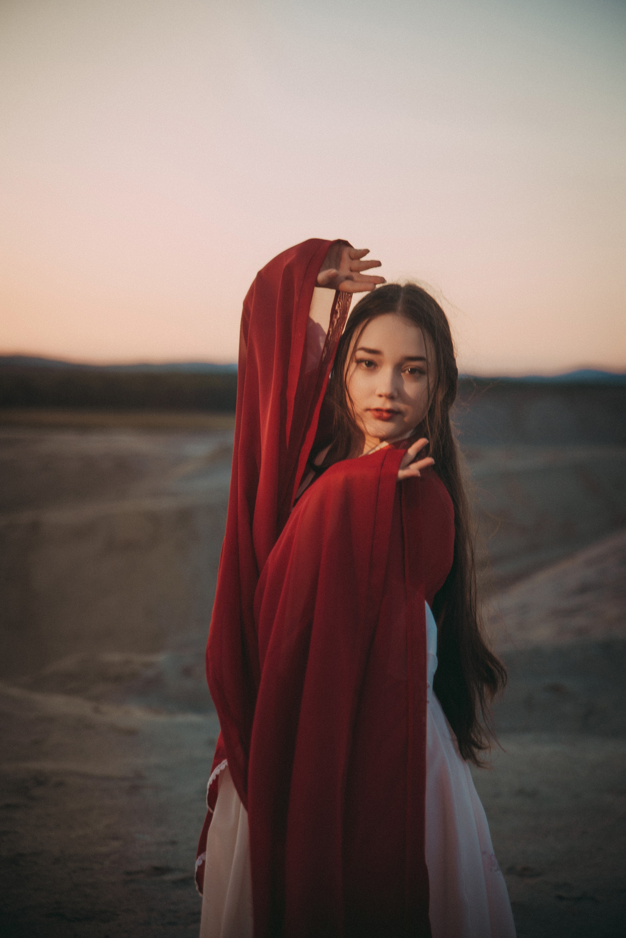 девушка в ханьфу