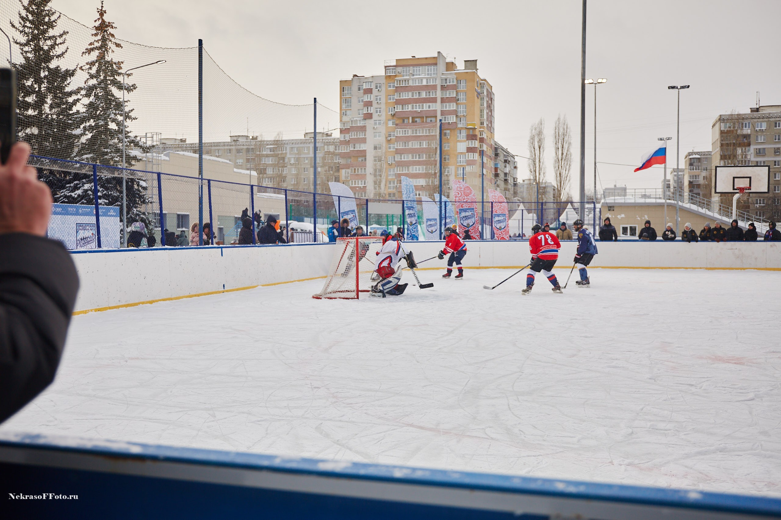 Турнир по хоккею «Русская классика» в рамках Офицерской хоккейной лиги. Спортивный фотограф Некрасов Денис