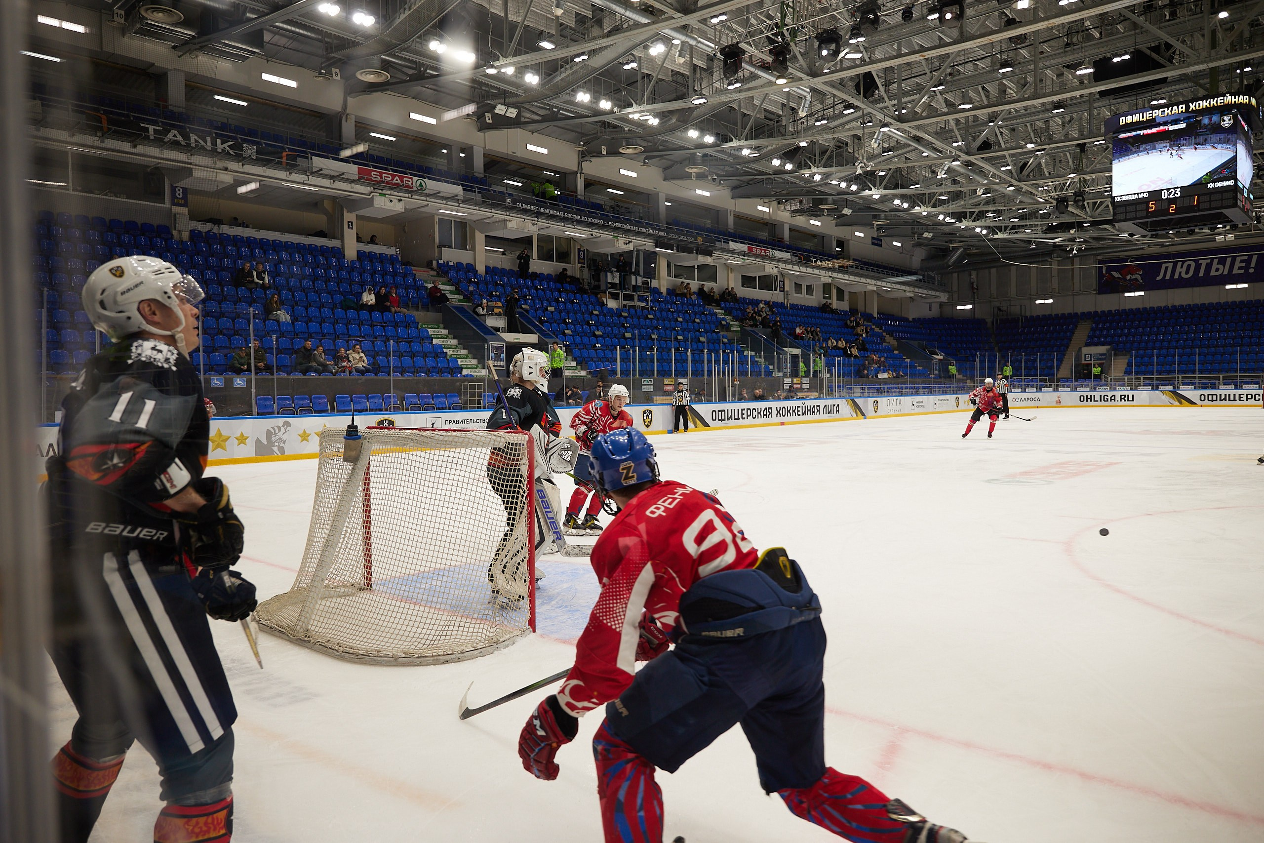 Репортаж. Офицерская хоккейная лига 2025 год. Спортивный фотограф Некрасов Денис