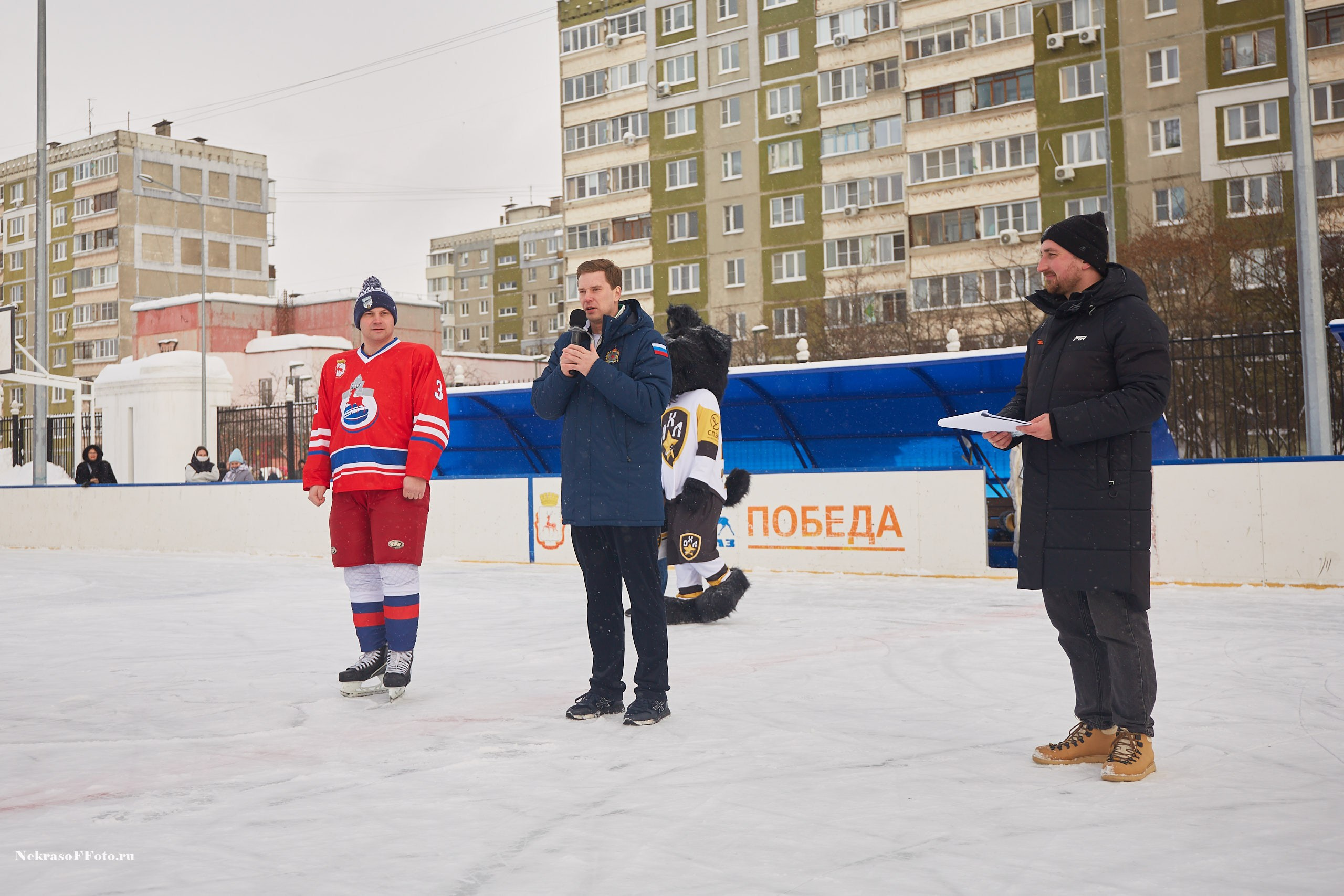 Турнир по хоккею «Русская классика» в рамках Офицерской хоккейной лиги. Спортивный фотограф Некрасов Денис