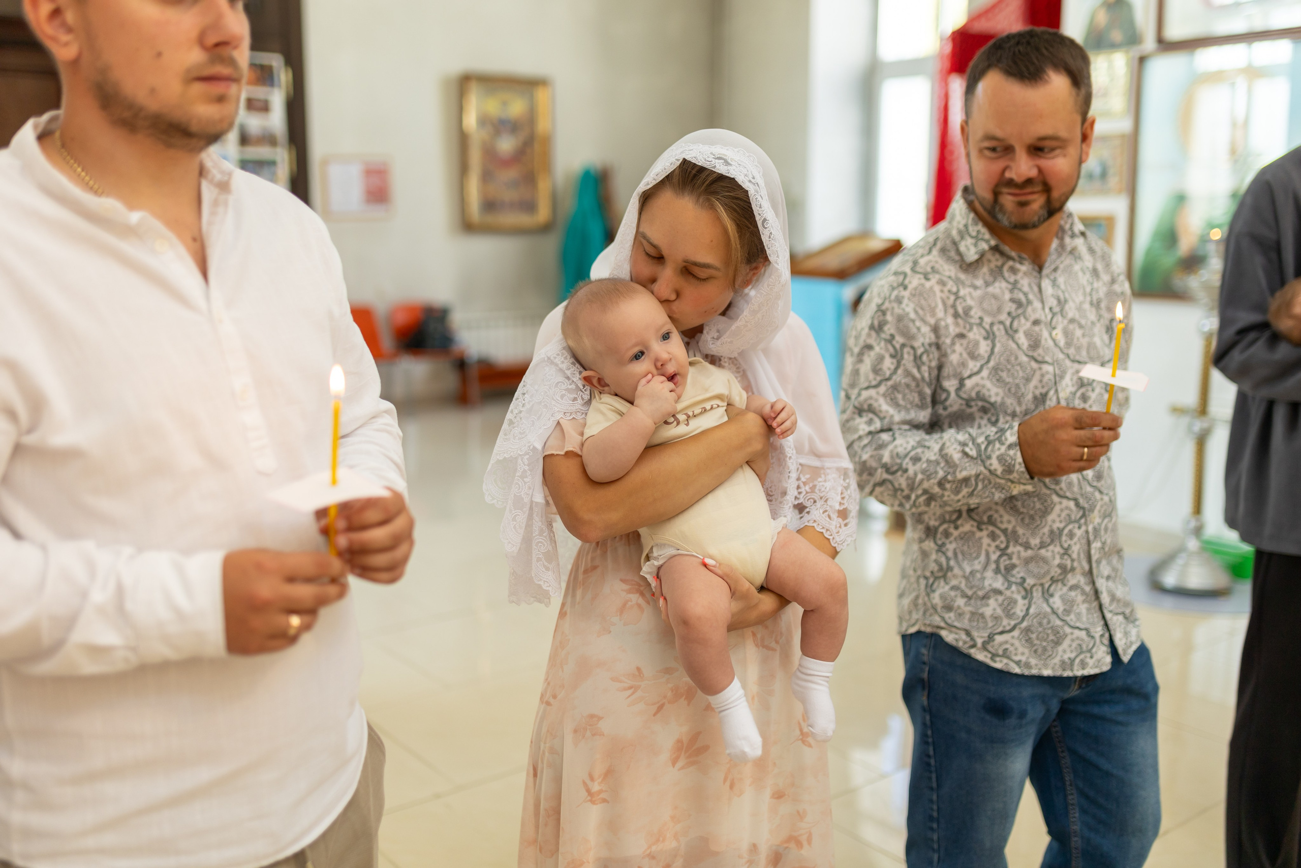 Крещение Артёма (все фото с таинсвта крещения). Фотограф новорожденных. Детский и семейный фотограф Марьяна Юдина