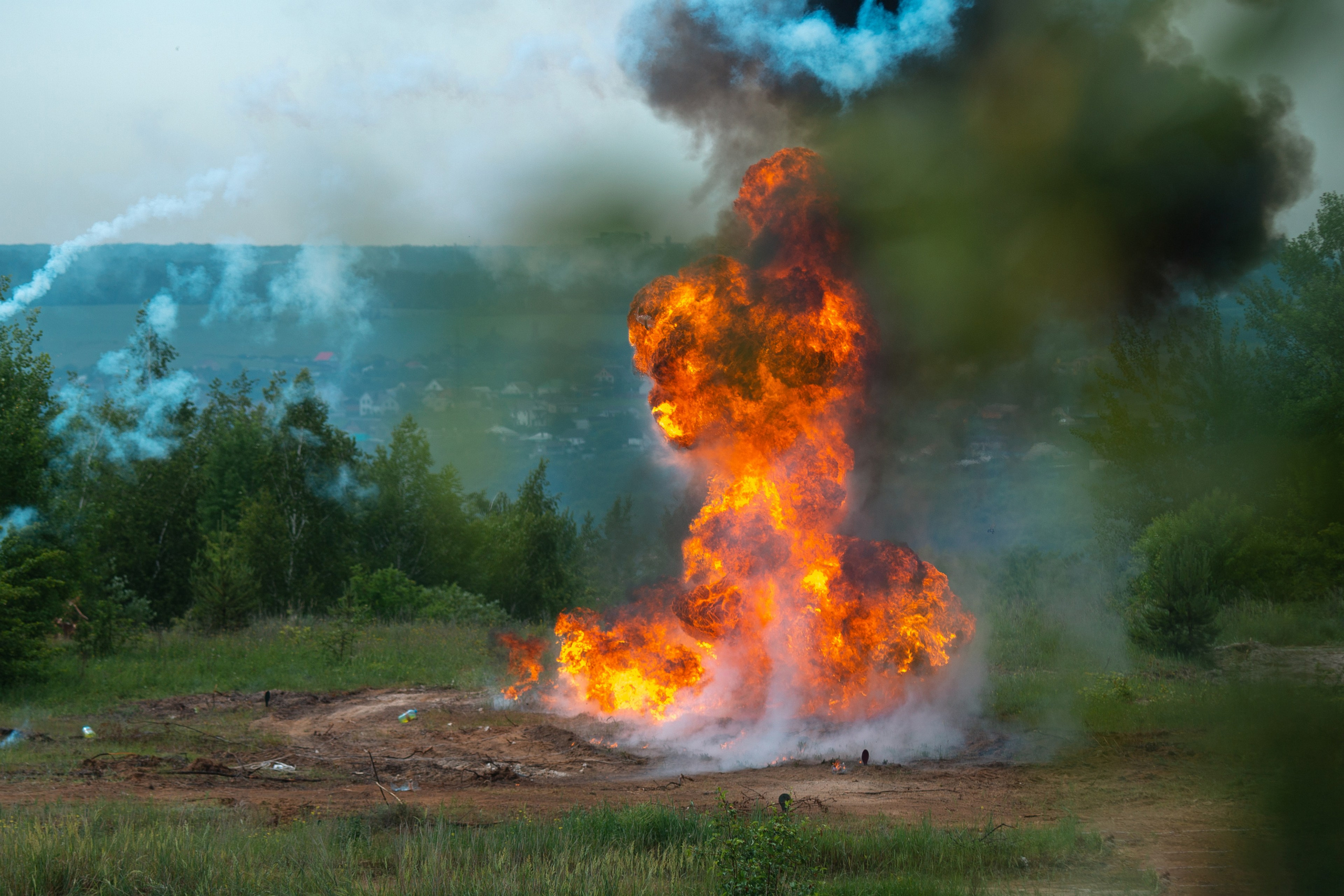 Воронеж " Город в огне ". Профессиональный фотограф в Мценске и Орловской области