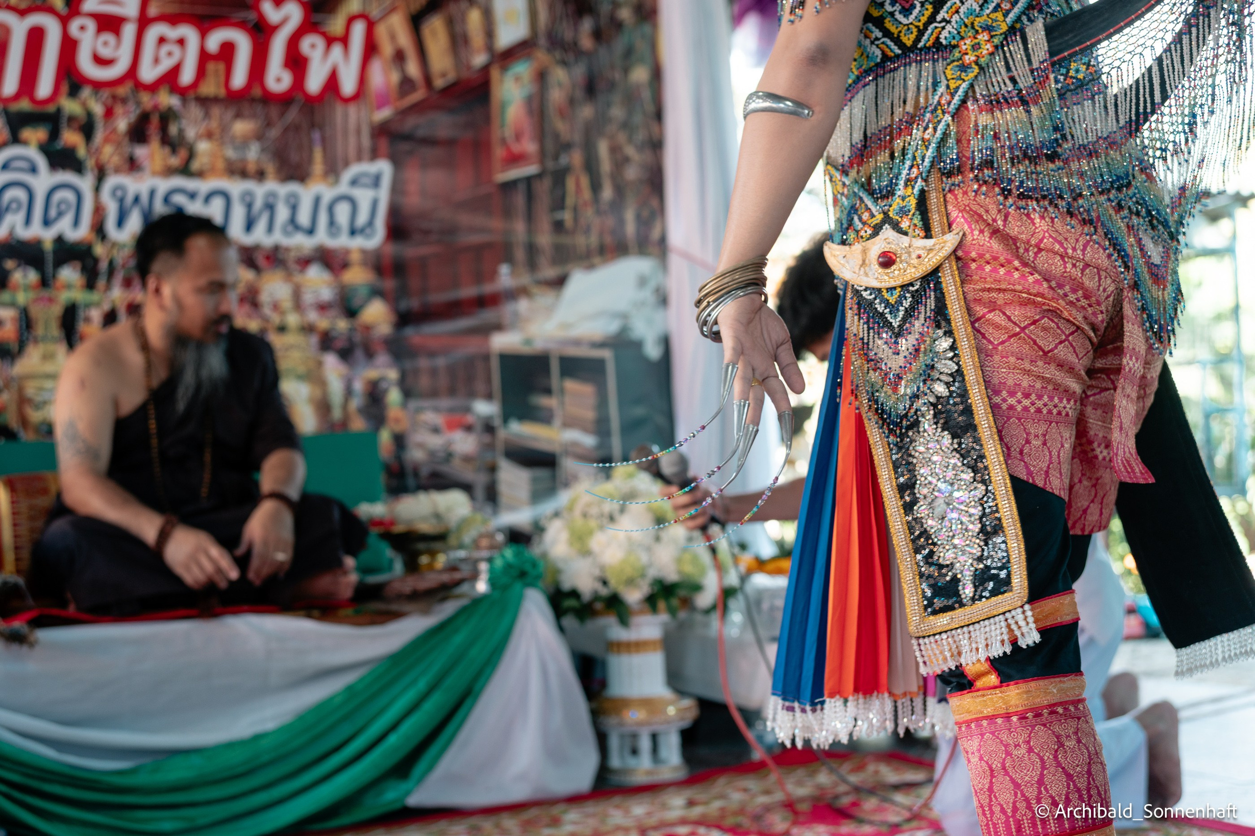 Thai monk. Photographer in Guangzhou, China. Archibald Sonnenhaft