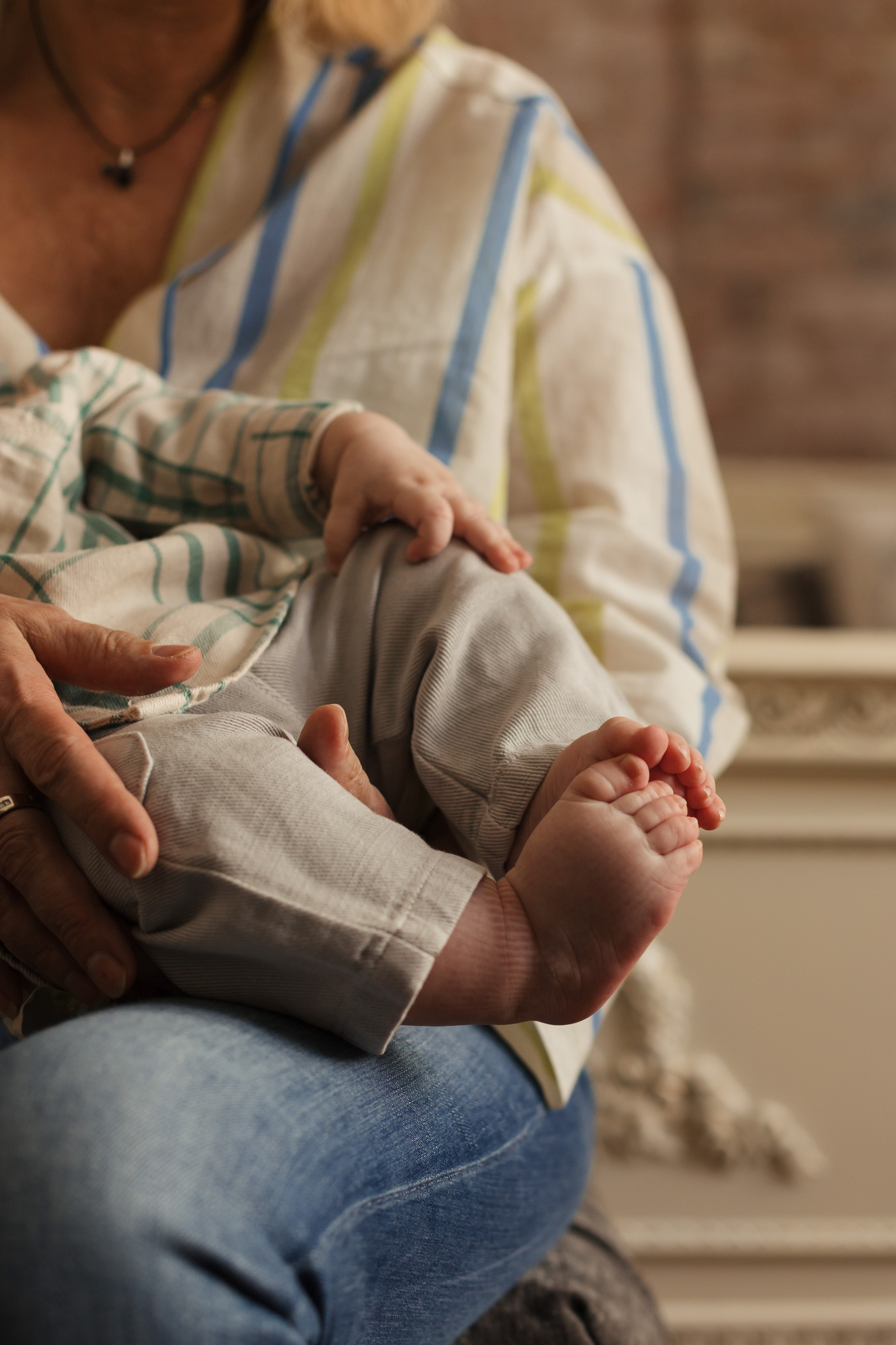 Бабушка в гостях. Детский и семейный фотограф в Москве Светлана Шабалина