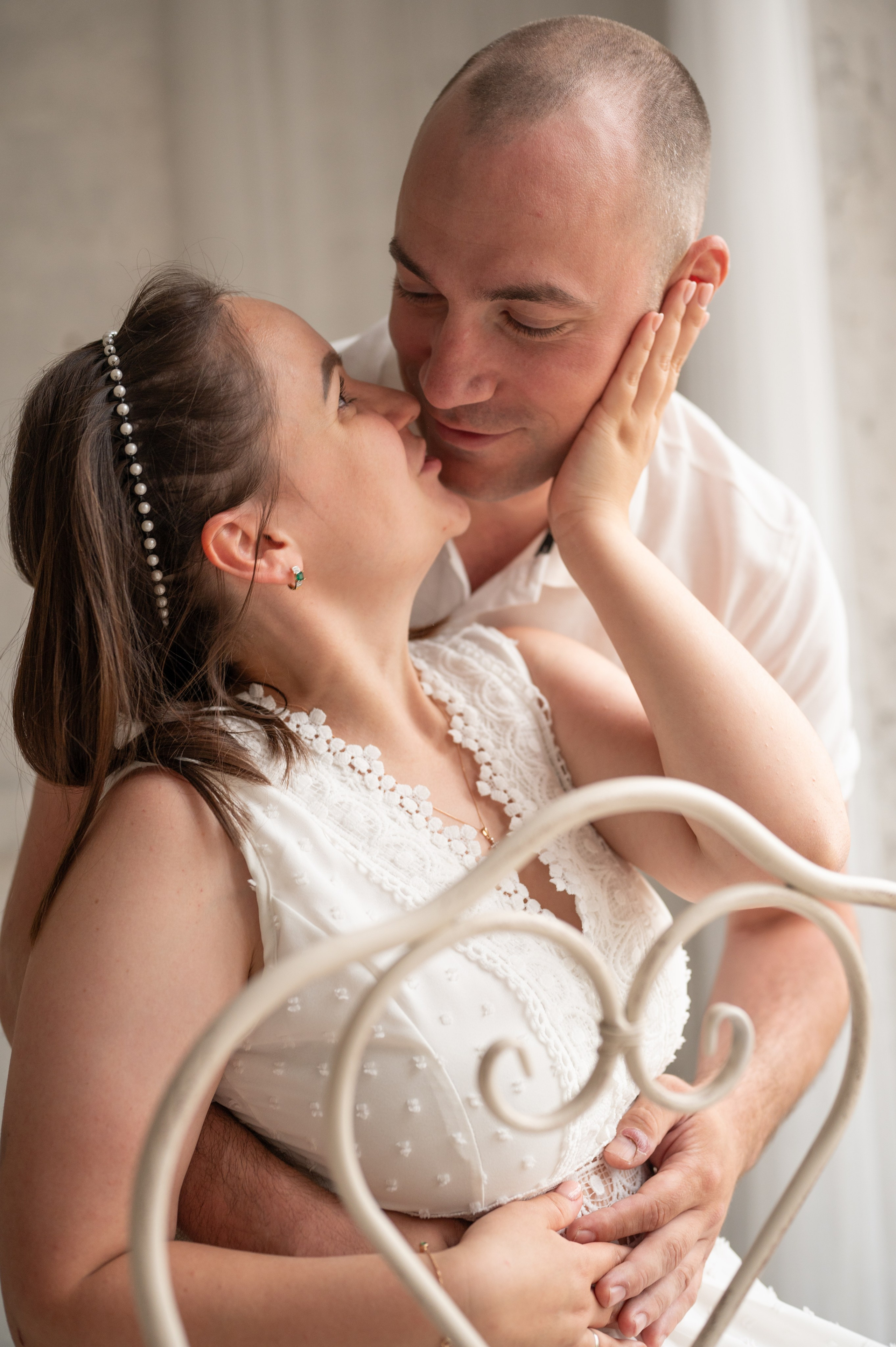 Семейная съемка в фотостудии «Воздух». Фотограф новорожденных, семейный детский в Тюмени Татьяна Морозова