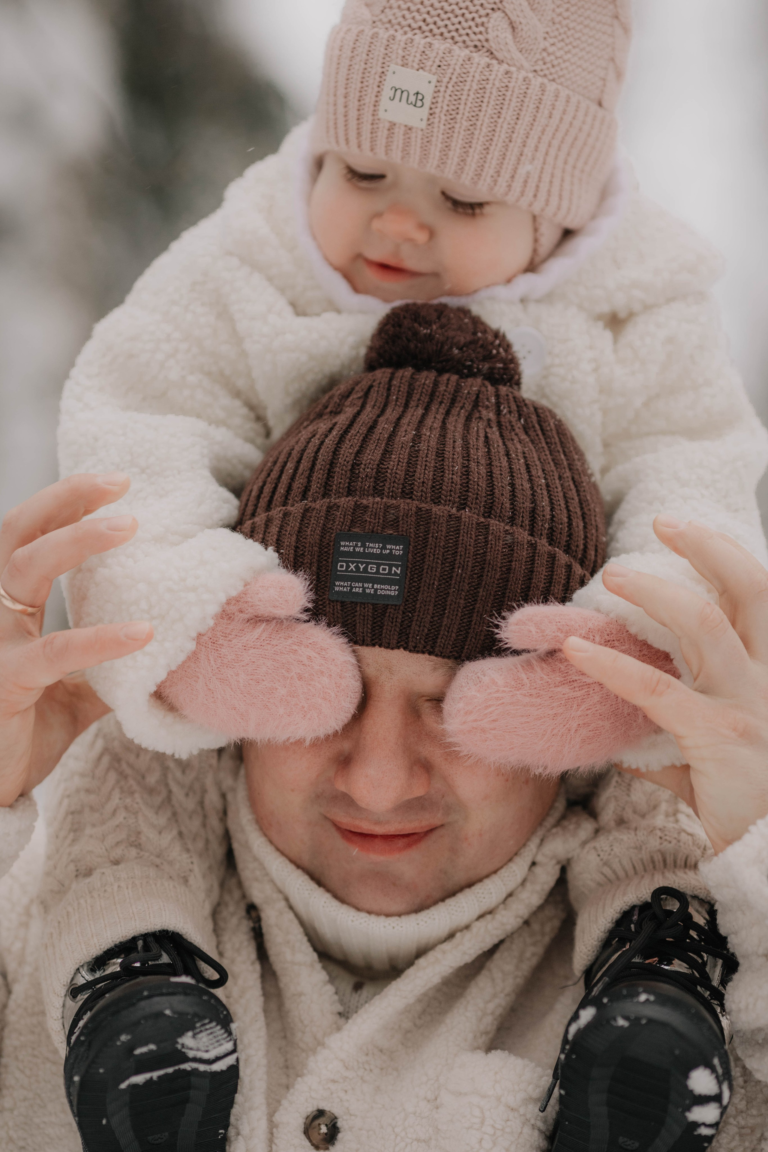 Лиля и семья Зимняя прогулка в лесу. Семейный и свадебный фотограф Видное Москва Екатерина Пятова