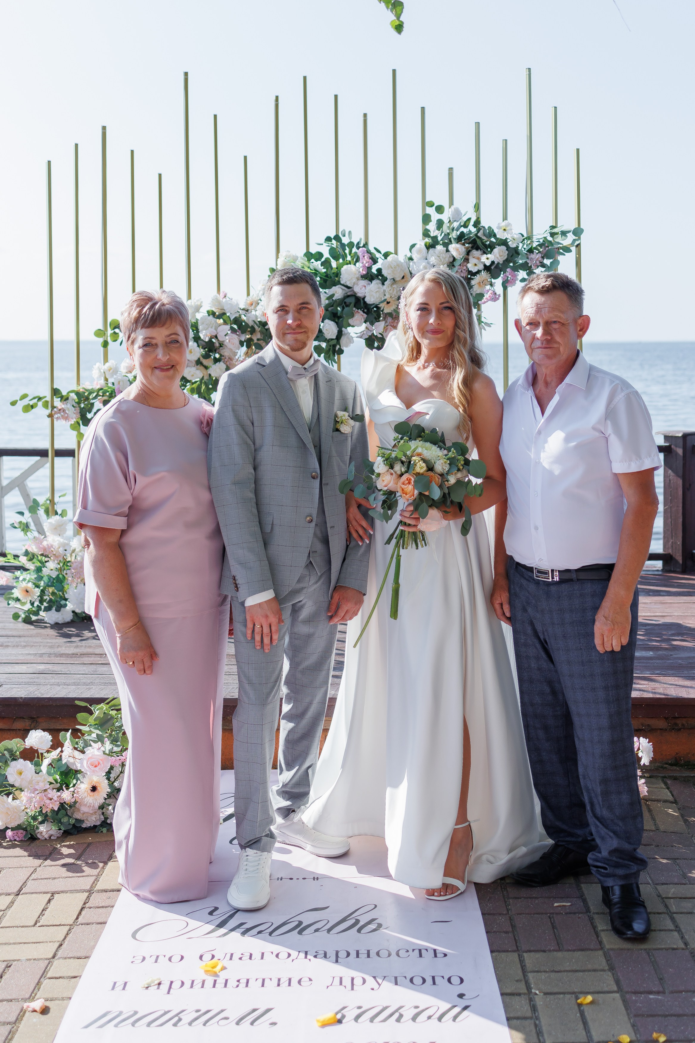 Семейные фотографии на свадьбе