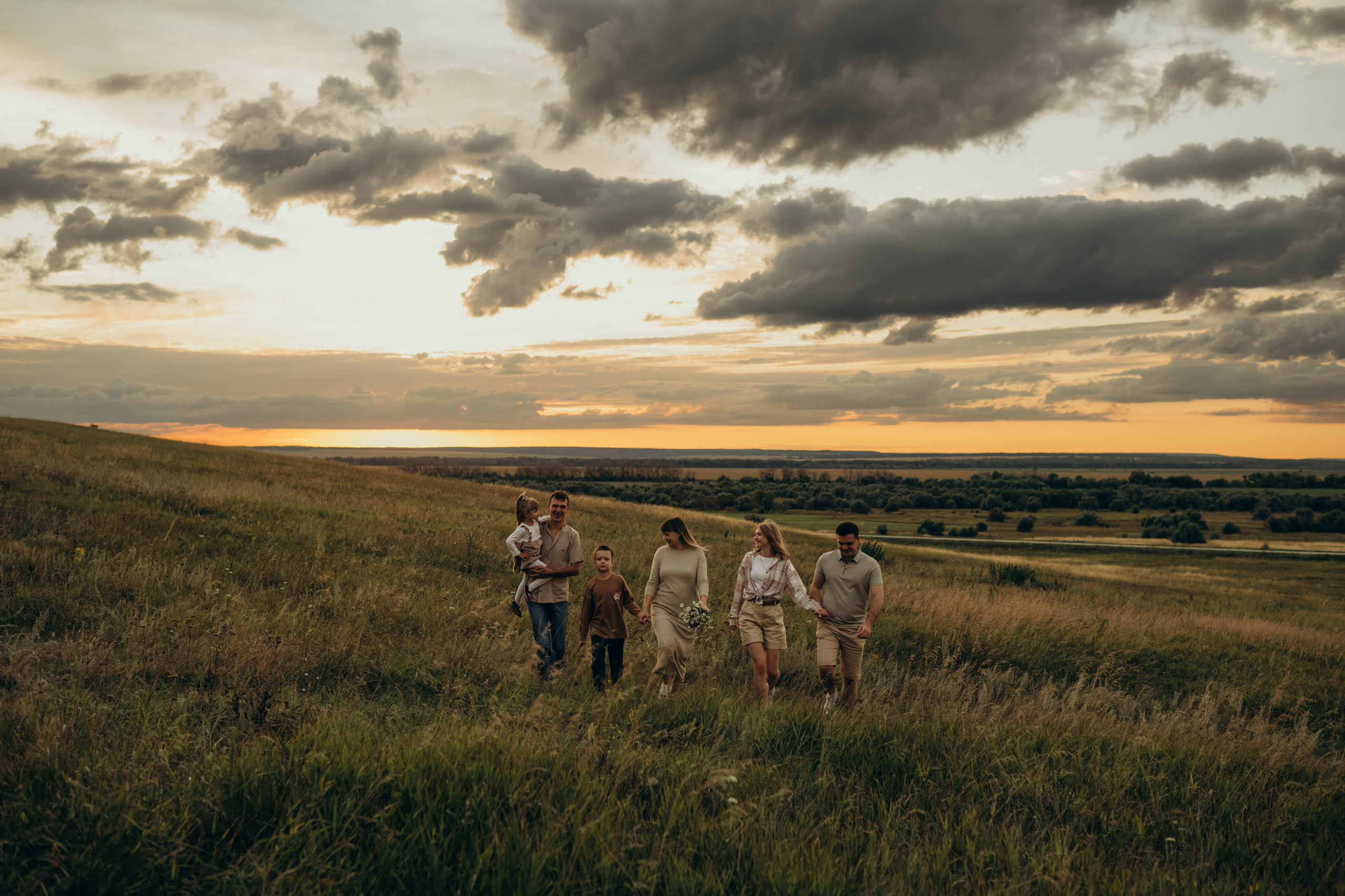 Даша Даня Ксюша Илья Саша и Ева. Свадебный и семейный фотограф в Самаре Головань Наталья