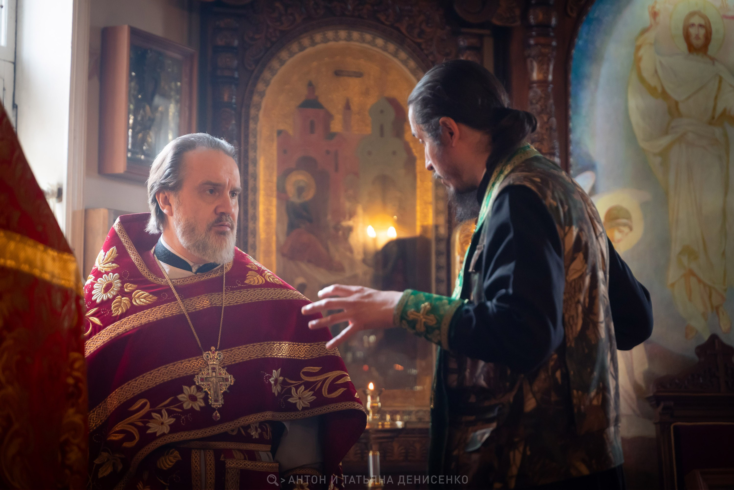 Храм Преображения Господня в Богородском. Антипасха. Антон и Татьяна Денисенко — В храме