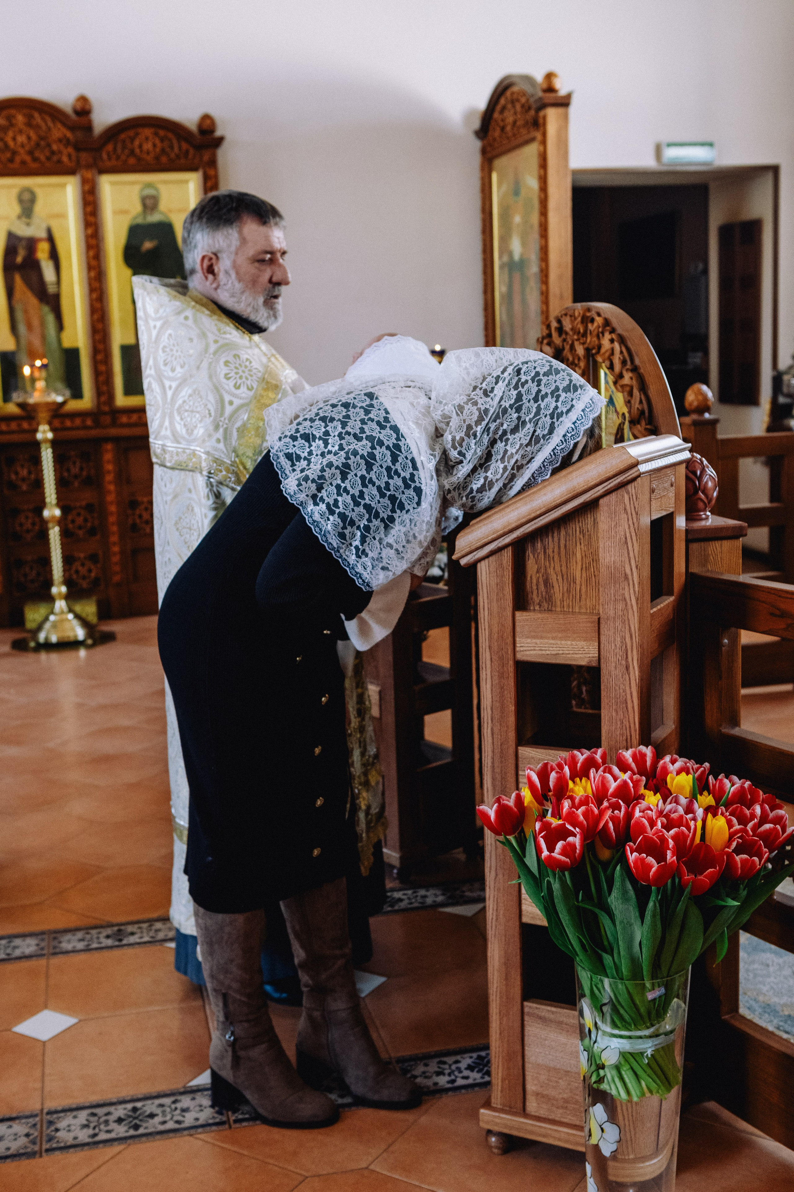 Крещение Артема и Полины. Фотограф в Курске Смирнов Евгений