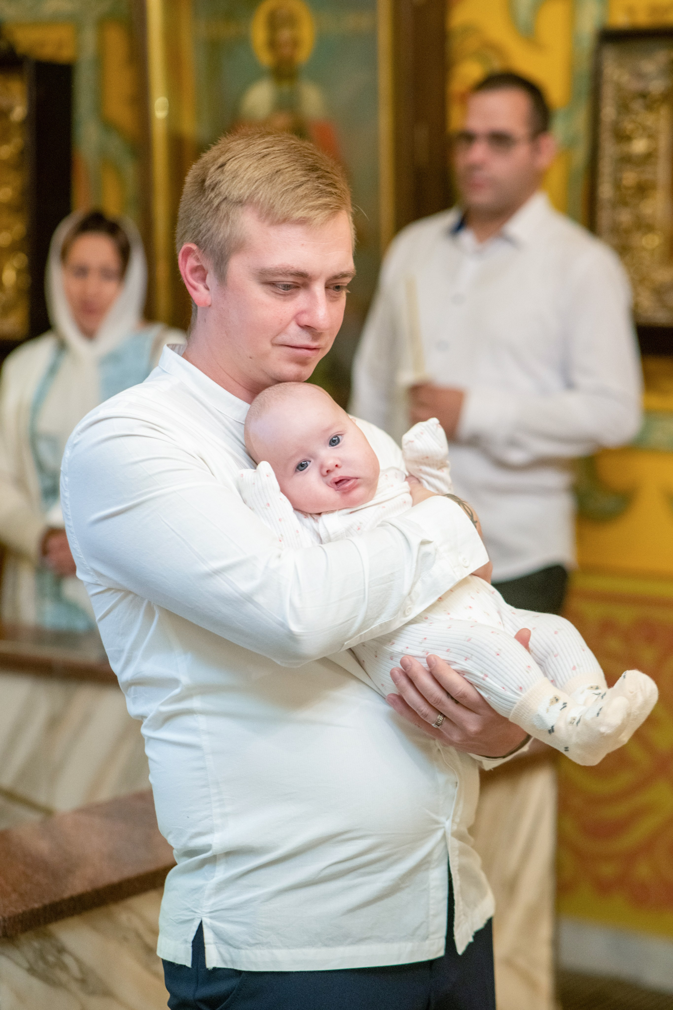 Крещение младенца Ксении в Люблино. Свадебный и портретный фотограф в Москве Галина Борисова