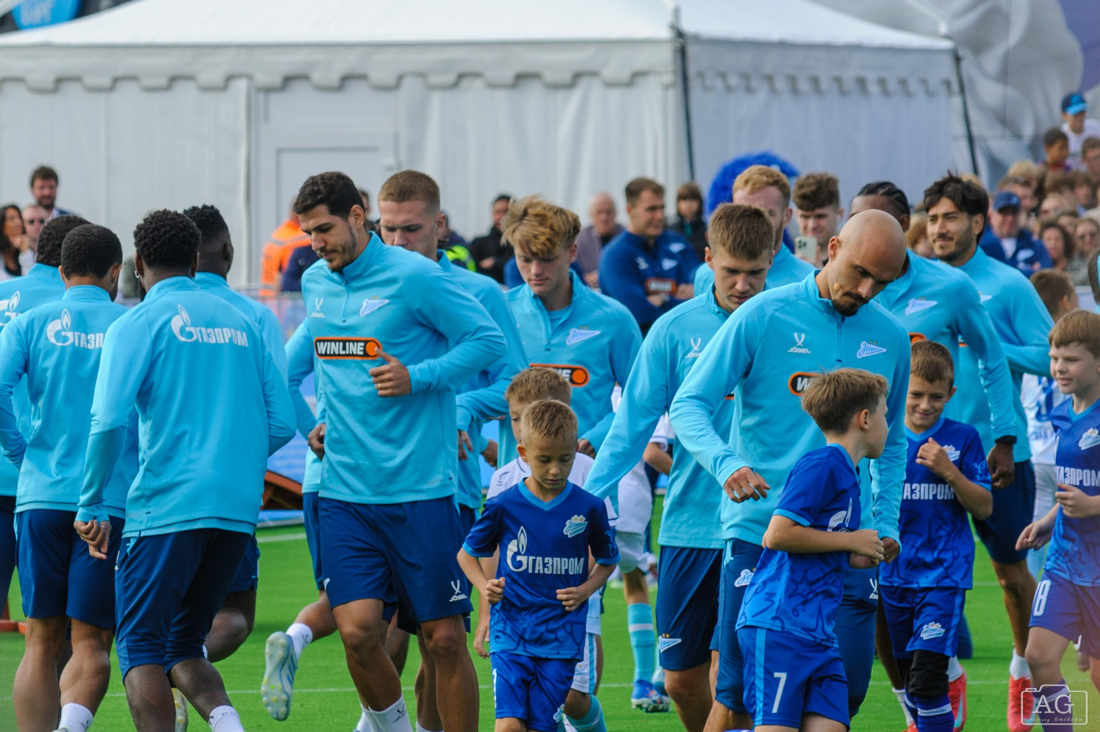Открытая тренировка ФК «Зенит». Алексей Горчаков. Фотограф на ваш праздник