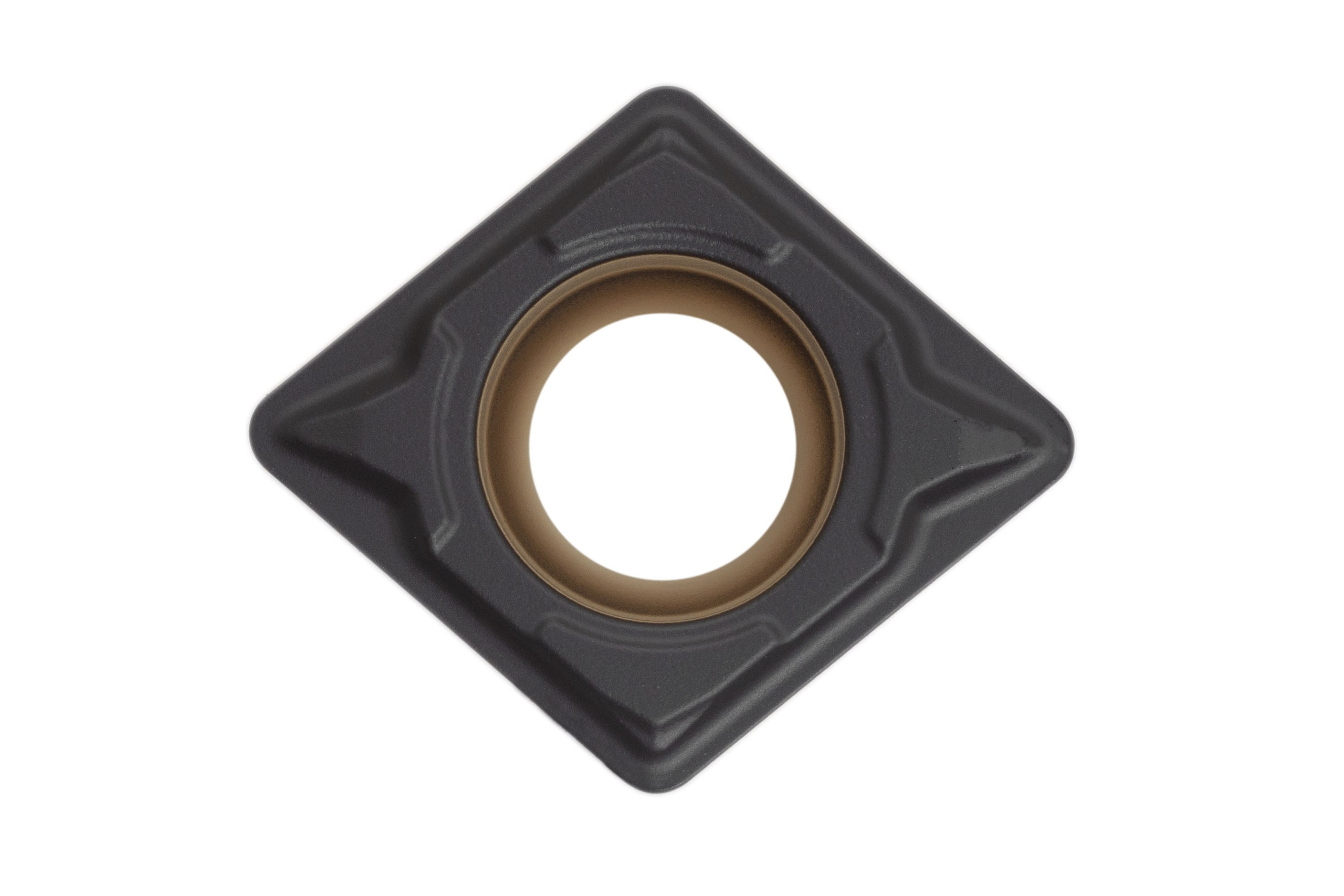 Макрофото ромбической пластины для токарной обработки