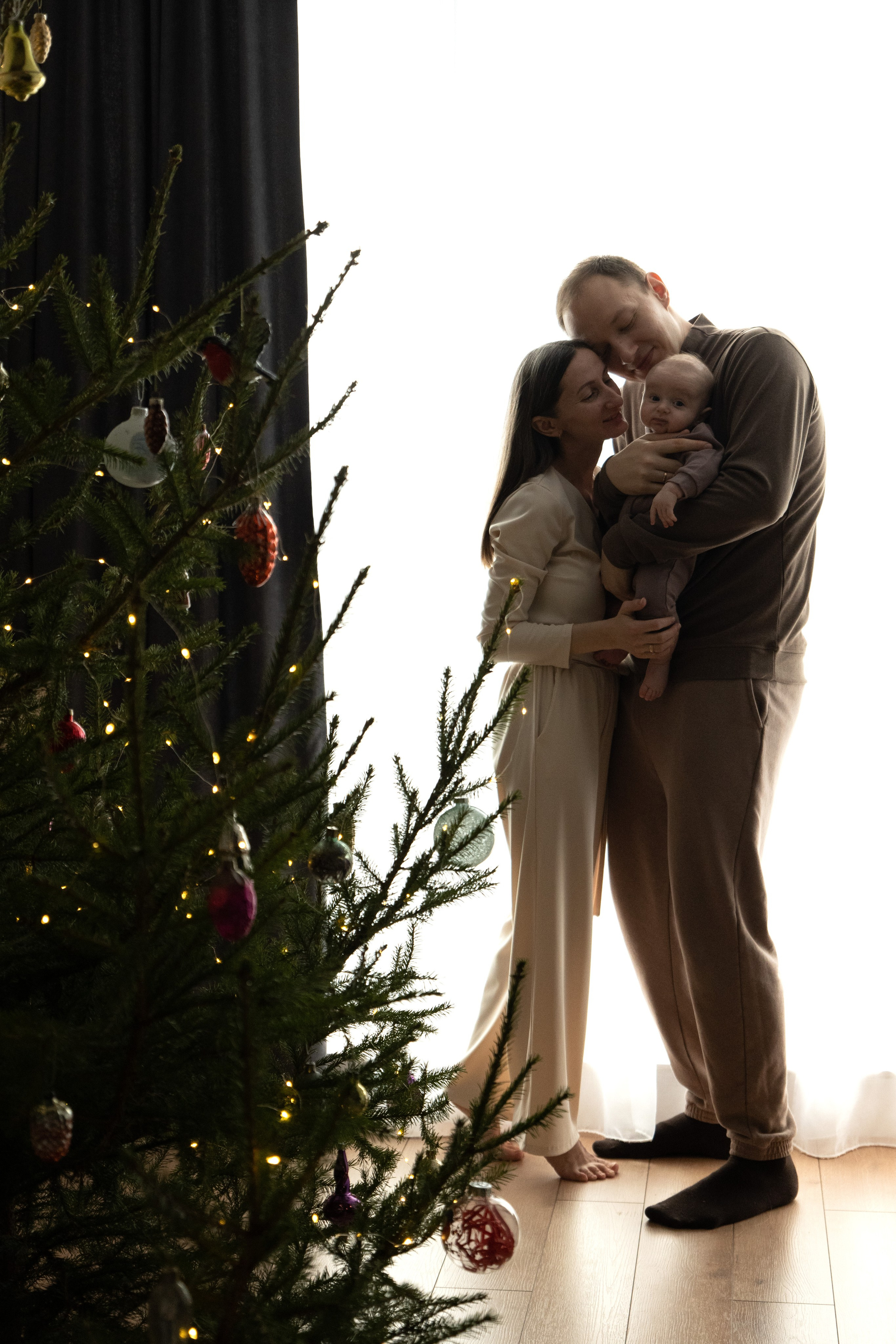 Домашняя новогодняя фотосессия с малышом. Фотограф видеограф Ольга Василевская