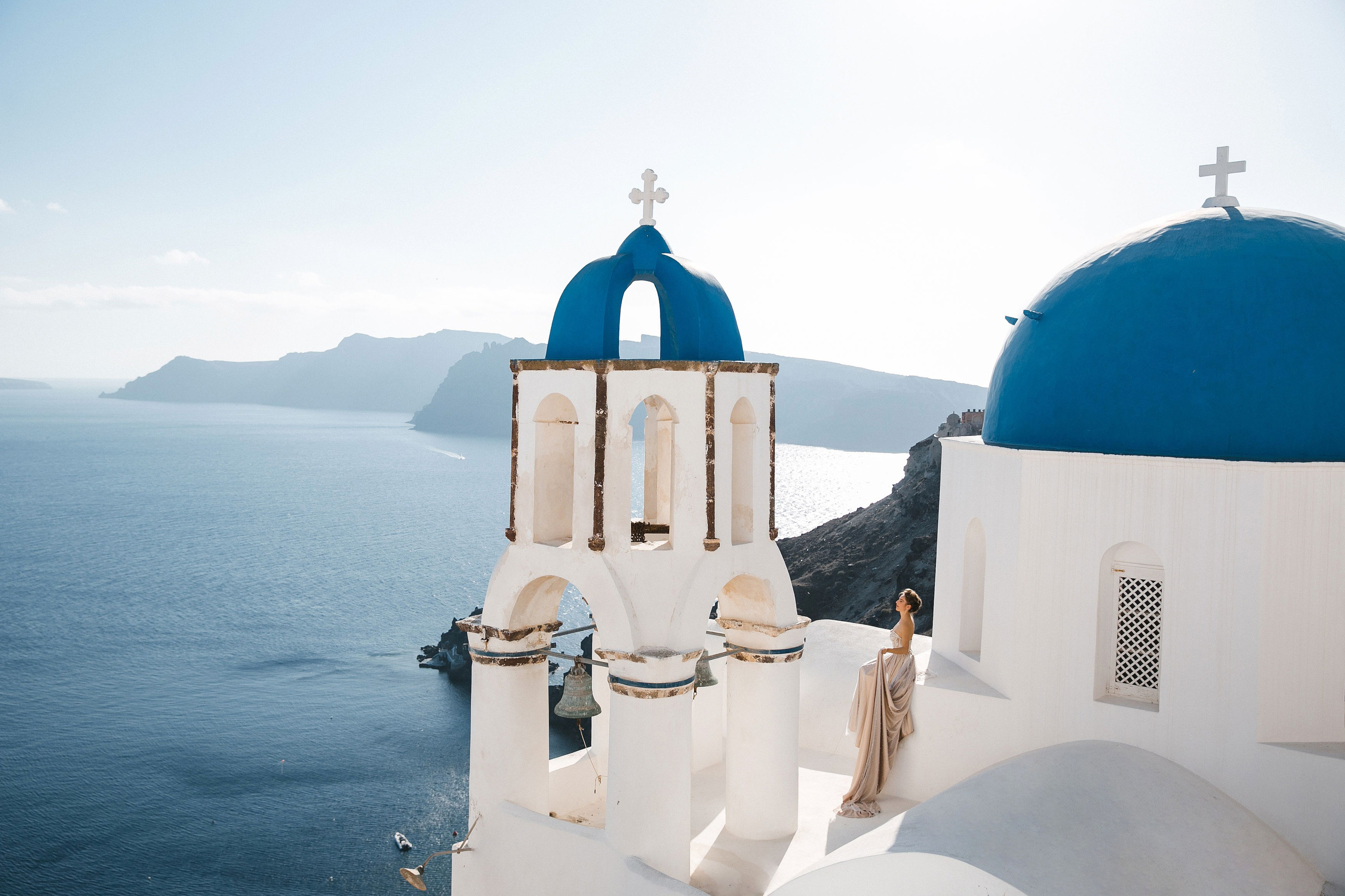 Свадьба на Санторини. Фотограф и видеограф Анна Домашенко