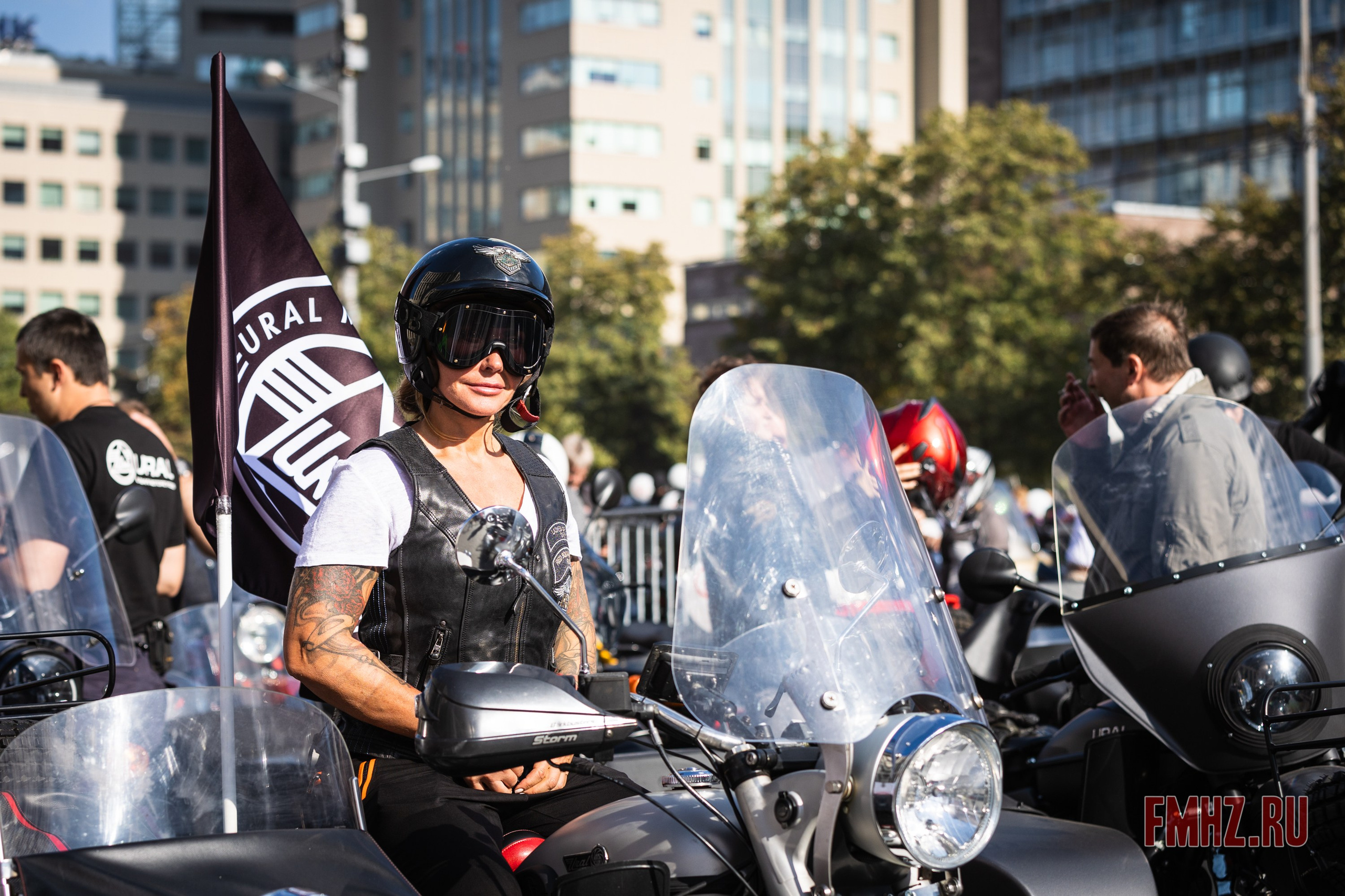 Закрытие Мотосезона 2023 на проспекте Академика Сахарова. Фотограф Владимир Охрименко