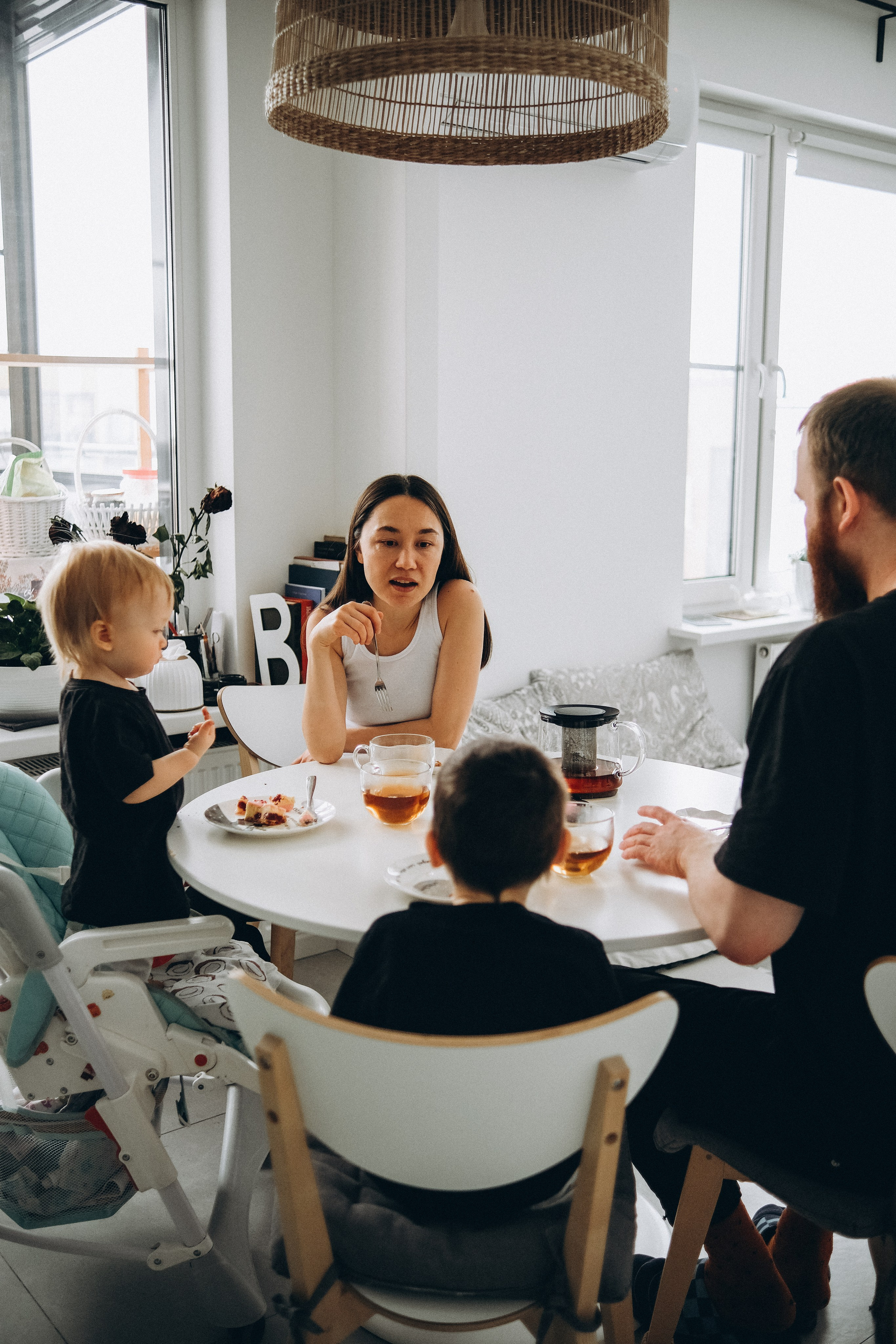 У Ирины дома. Семейный детский ньюборн фотограф в Москве Марта Петрова