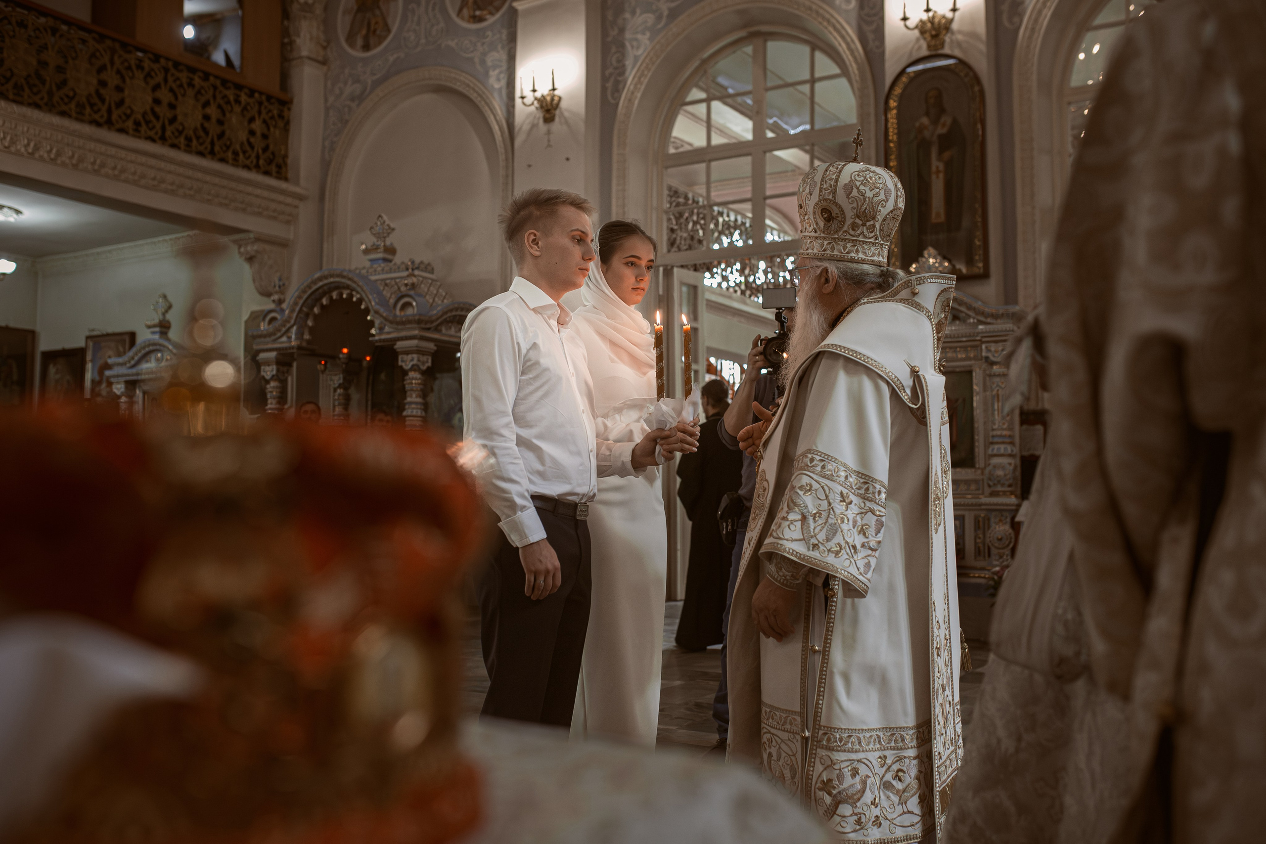 Венчание в Успенском кафедральном соборе Ташкента. Фотограф на Крещение и Венчание в Ташкенте