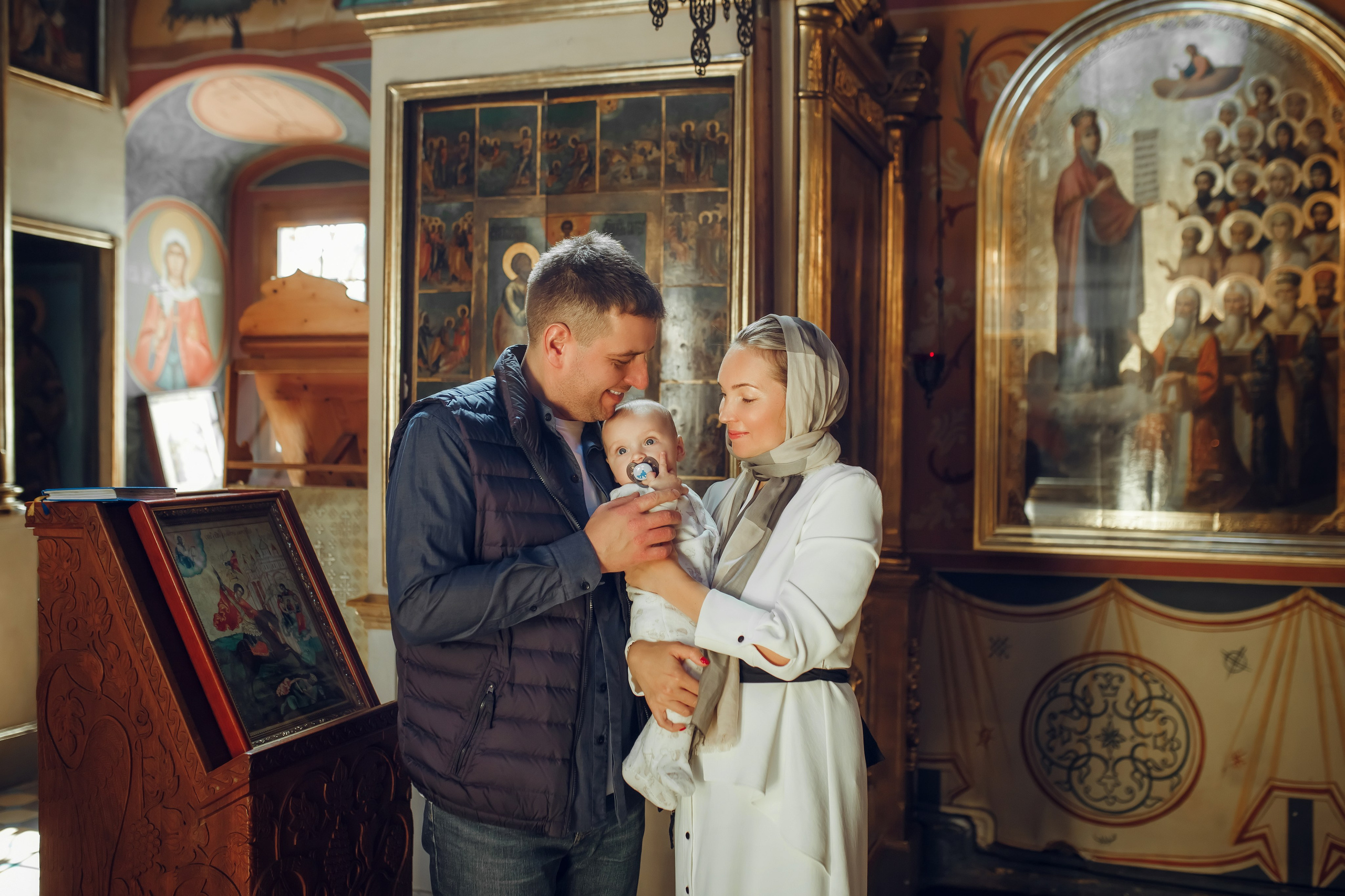 Крещение Эрика. Фотограф на Крещение, семейный фотограф в Москве