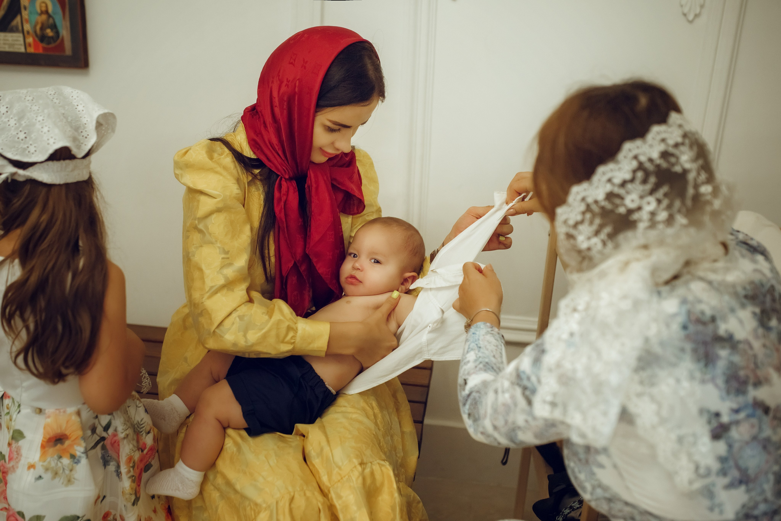 Крещение Эрнеста. Фотограф на Крещение, семейный фотограф в Москве