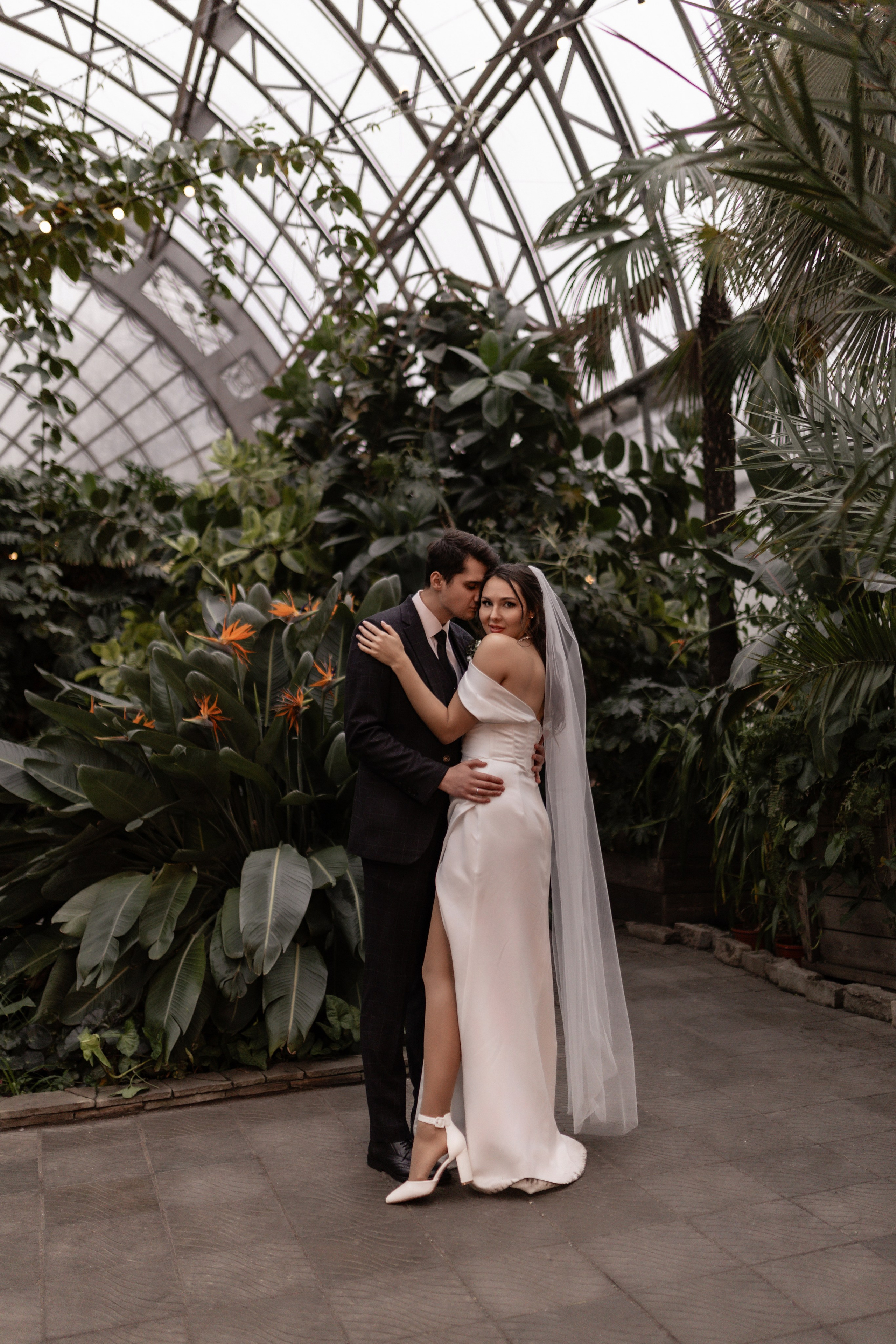 Бажена+Дмитрий Оранжерея. Фотограф в Санкт-Петербурге