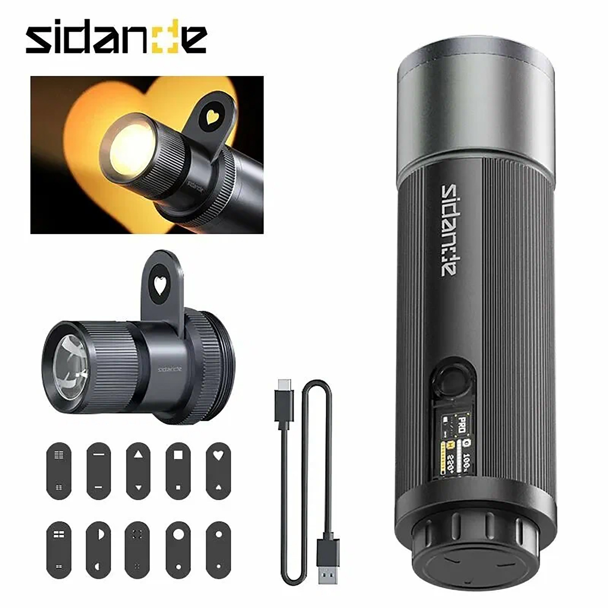 Фотофонарь Ambitful Sidande 12 Вт&nbsp;PRO RGB