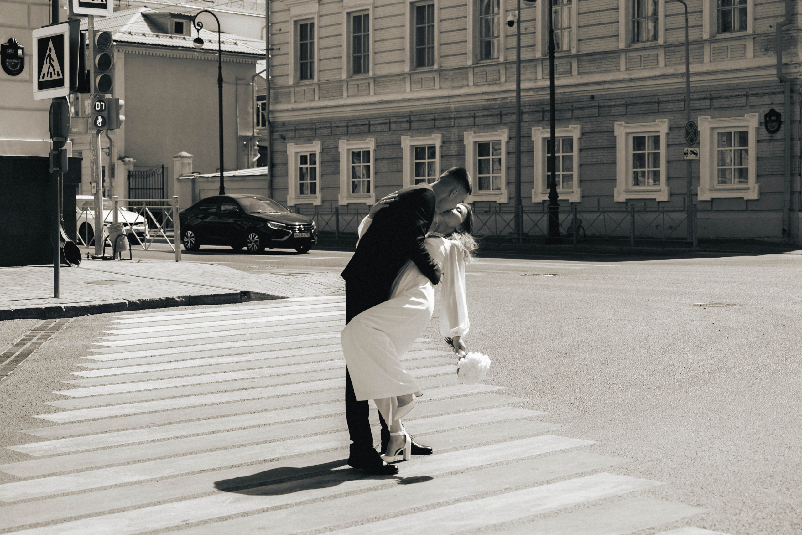 Свадебная прогулка Ольги и Вадима. Портретный фотограф в Казани Алёна Евсеева