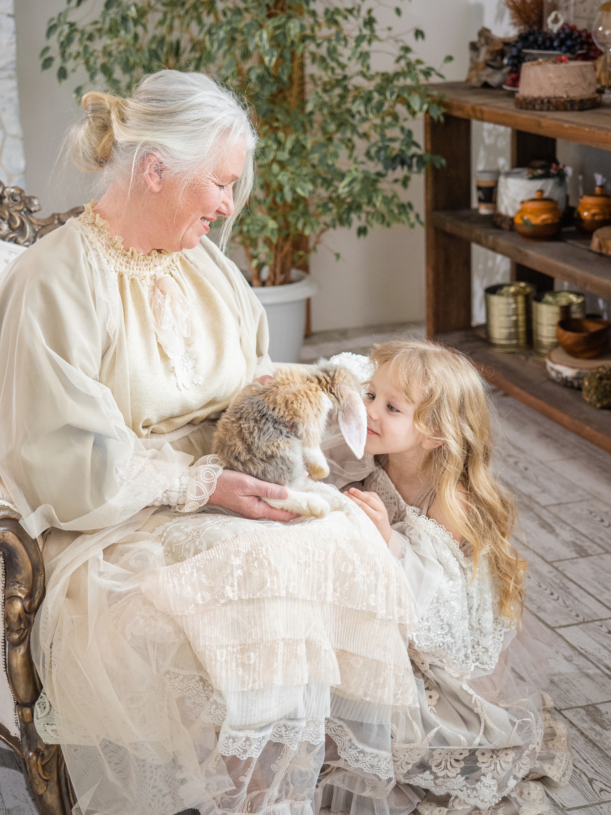 Бабушка и внучка. Свадебный и репортажный фотограф Элина Козырьянова