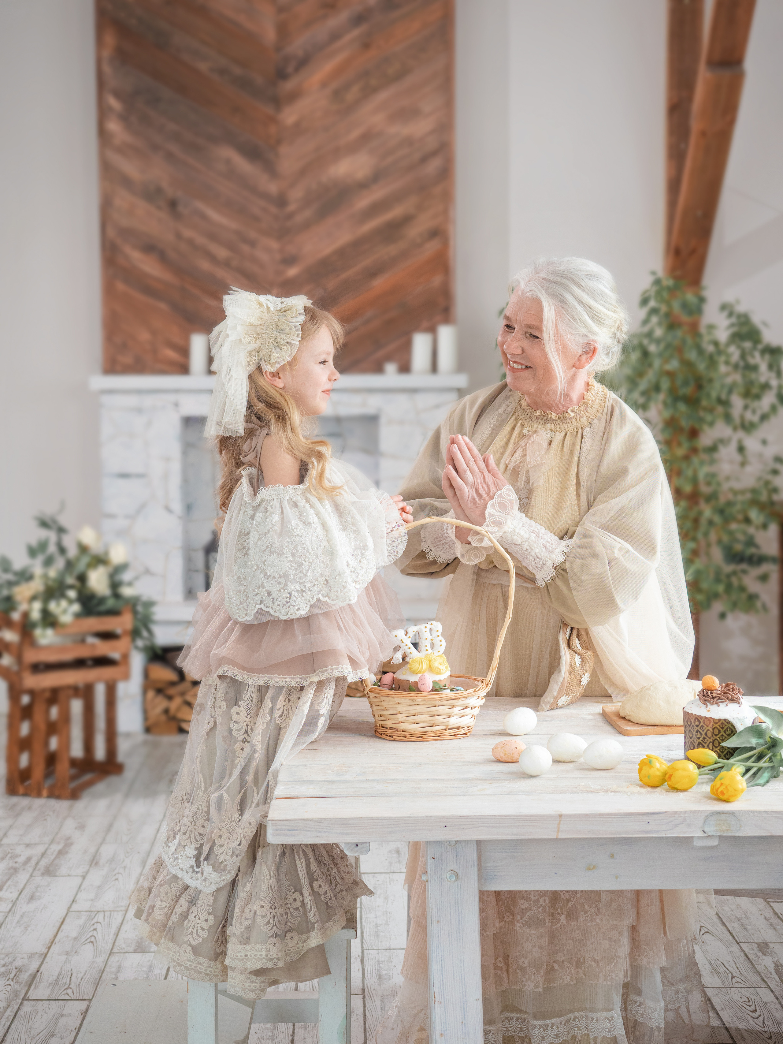 Бабушка и внучка. Свадебный и репортажный фотограф Элина Козырьянова