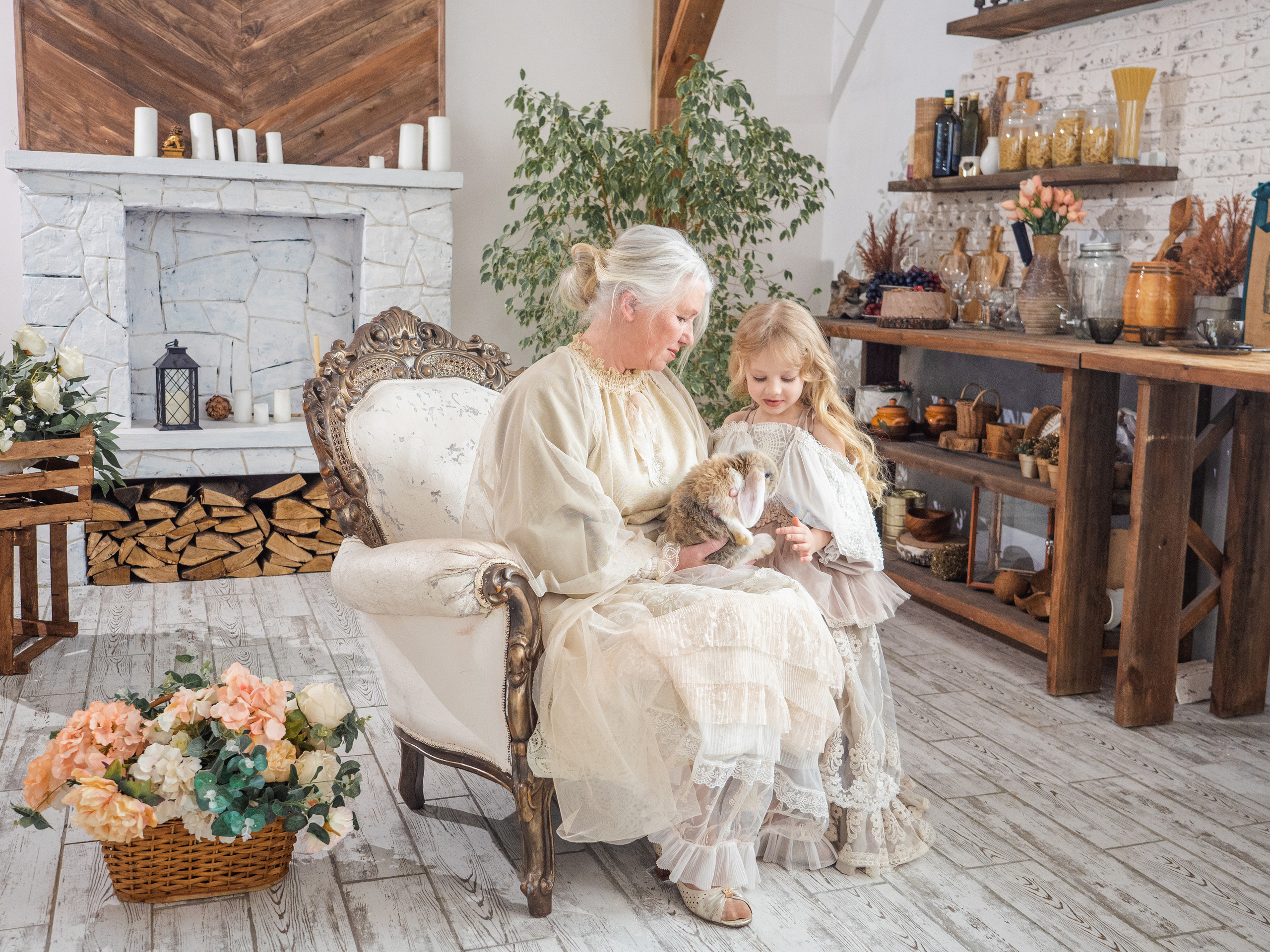 Бабушка и внучка. Свадебный и репортажный фотограф Элина Козырьянова