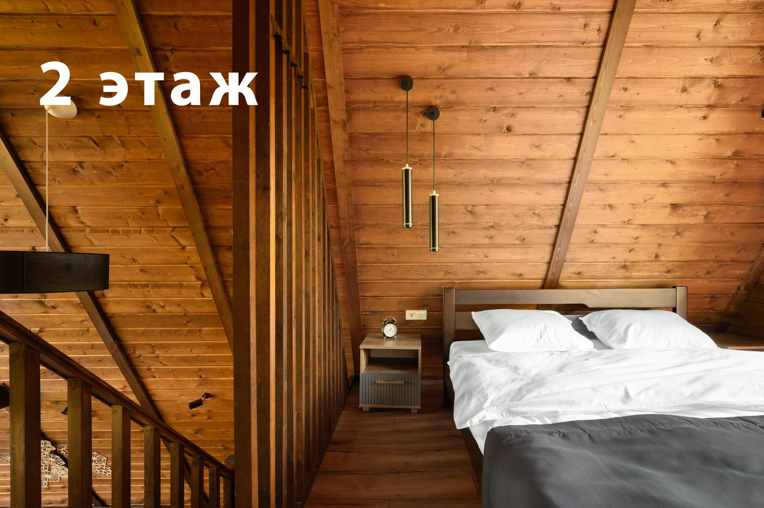 Коттедж для отдыха - «Чантриум» - смотреть дом №1. Коттедж А-фрейм с баней и уличным чаном в Подмосковье - в аренду для отдыха