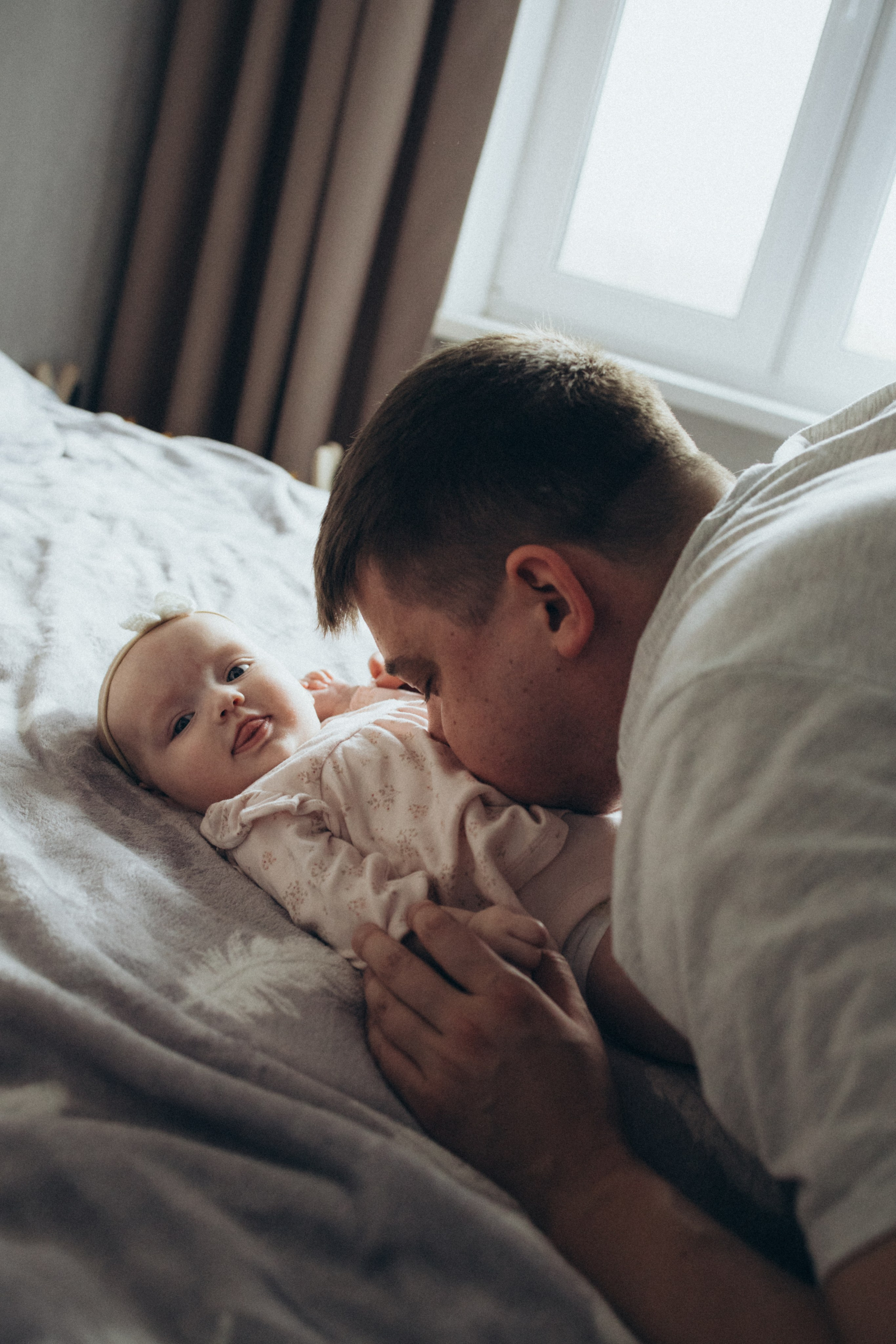 Домашняя съемка с ребенком до 1 года. Семейный фотограф в Минске — Алина Тиханович