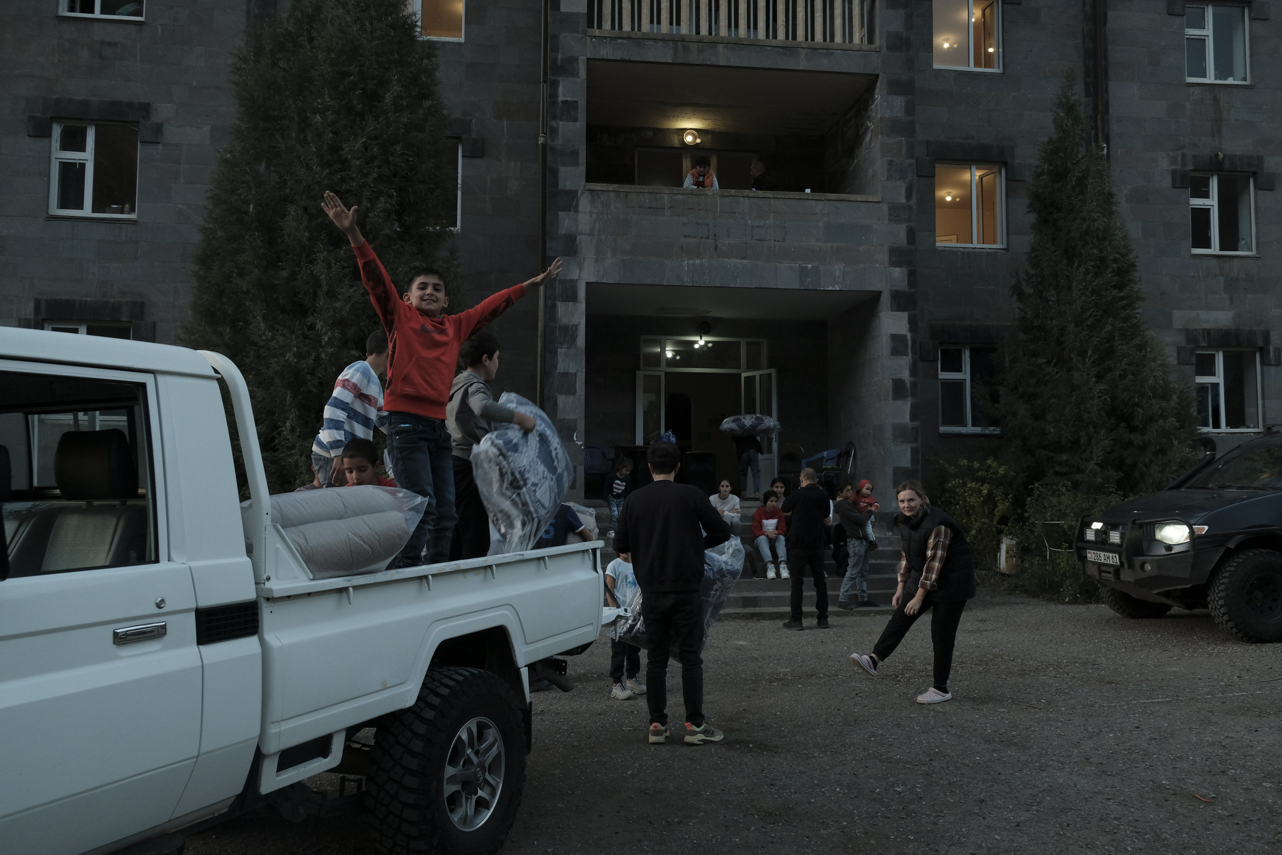 A camp for refugees from Nagorno-Karabakh. Kirillov Egor