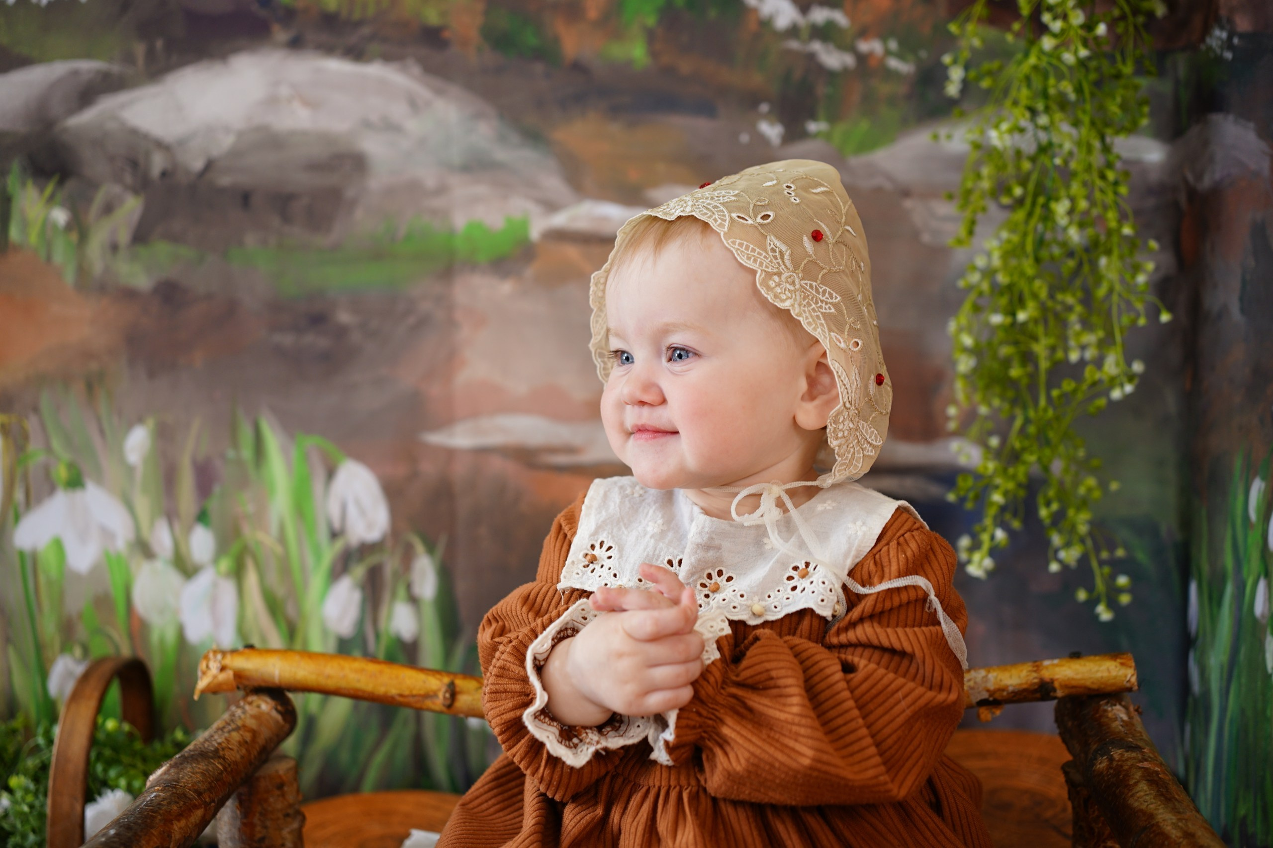 Фотозоны на ХОЛСТЕ. Детская Фотостудия ГОДОВАСИКИ в Санкт-Петербурге фотосесия на годик