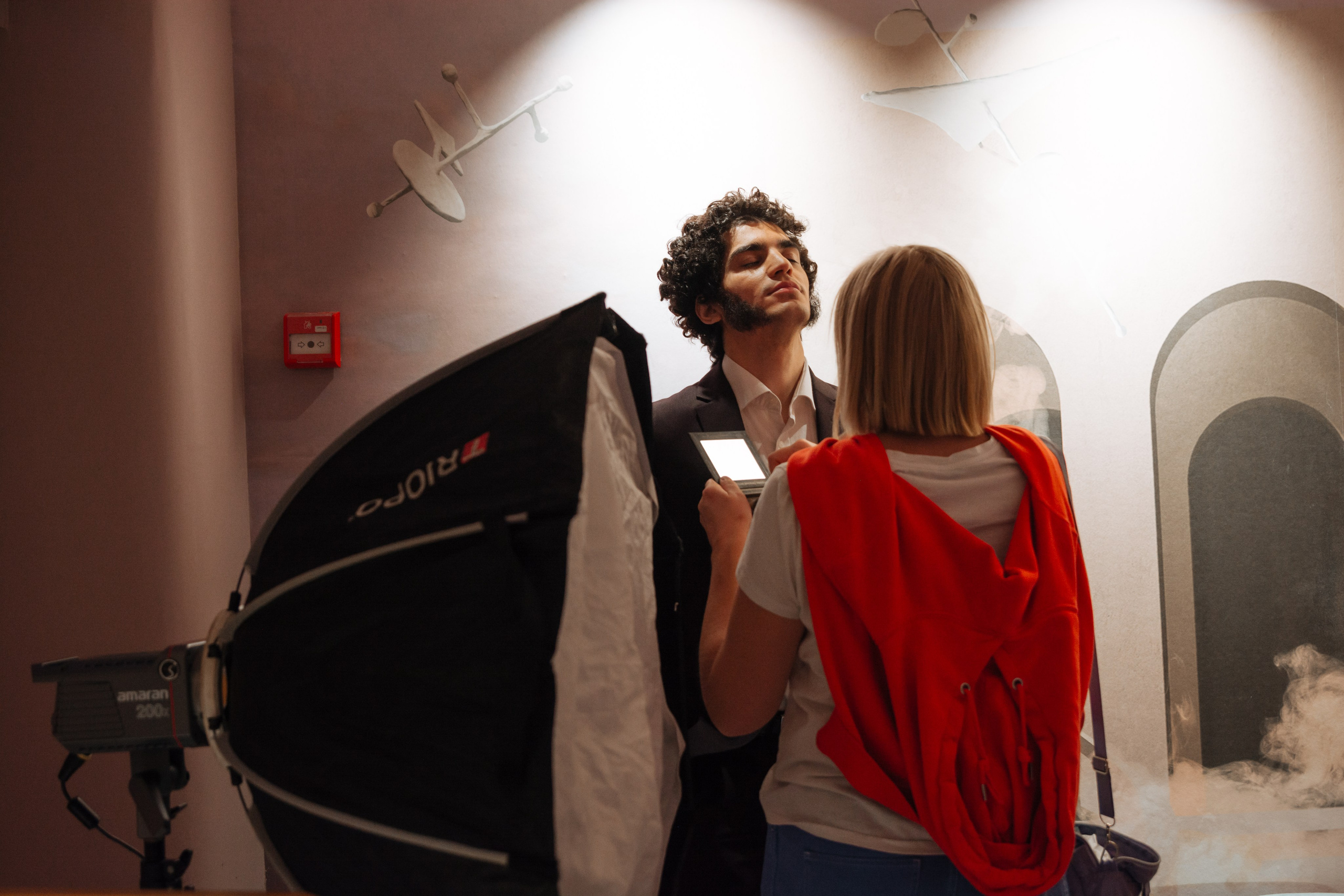 Пушкин в отеле «Оболенский». Съёмка ролика для конкурса. Портретный фотограф в Санкт-Петербурге Дмитриева Наталия