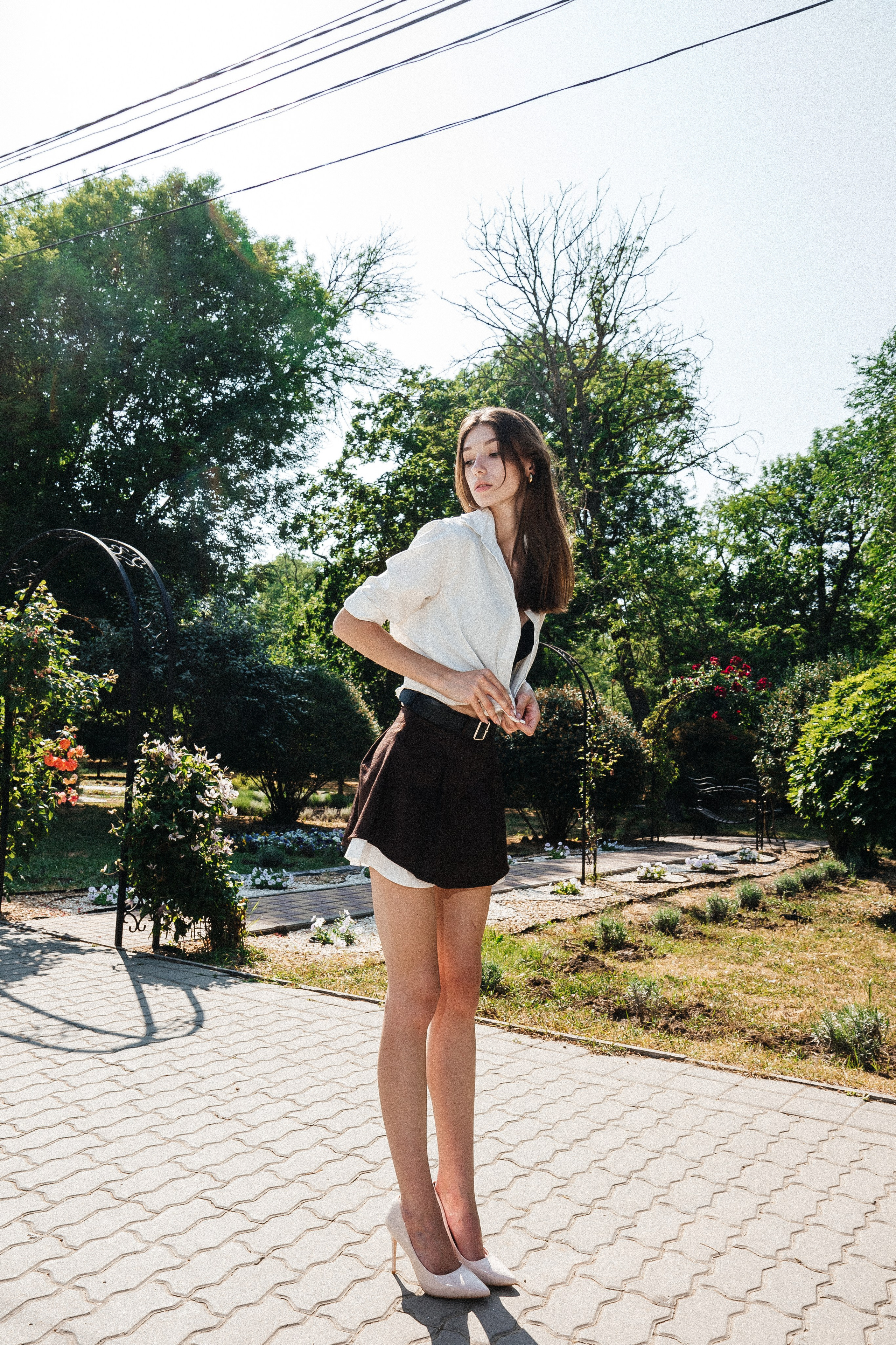 Лера в парке Горького. Фотограф Александр Бигари