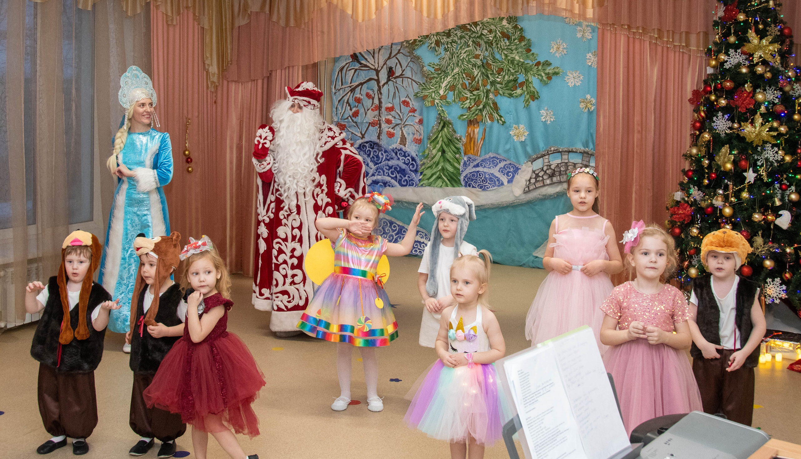 2023 Новый год. Акварель, Первомайка. Репортажный и детский фотограф в Новосибирске