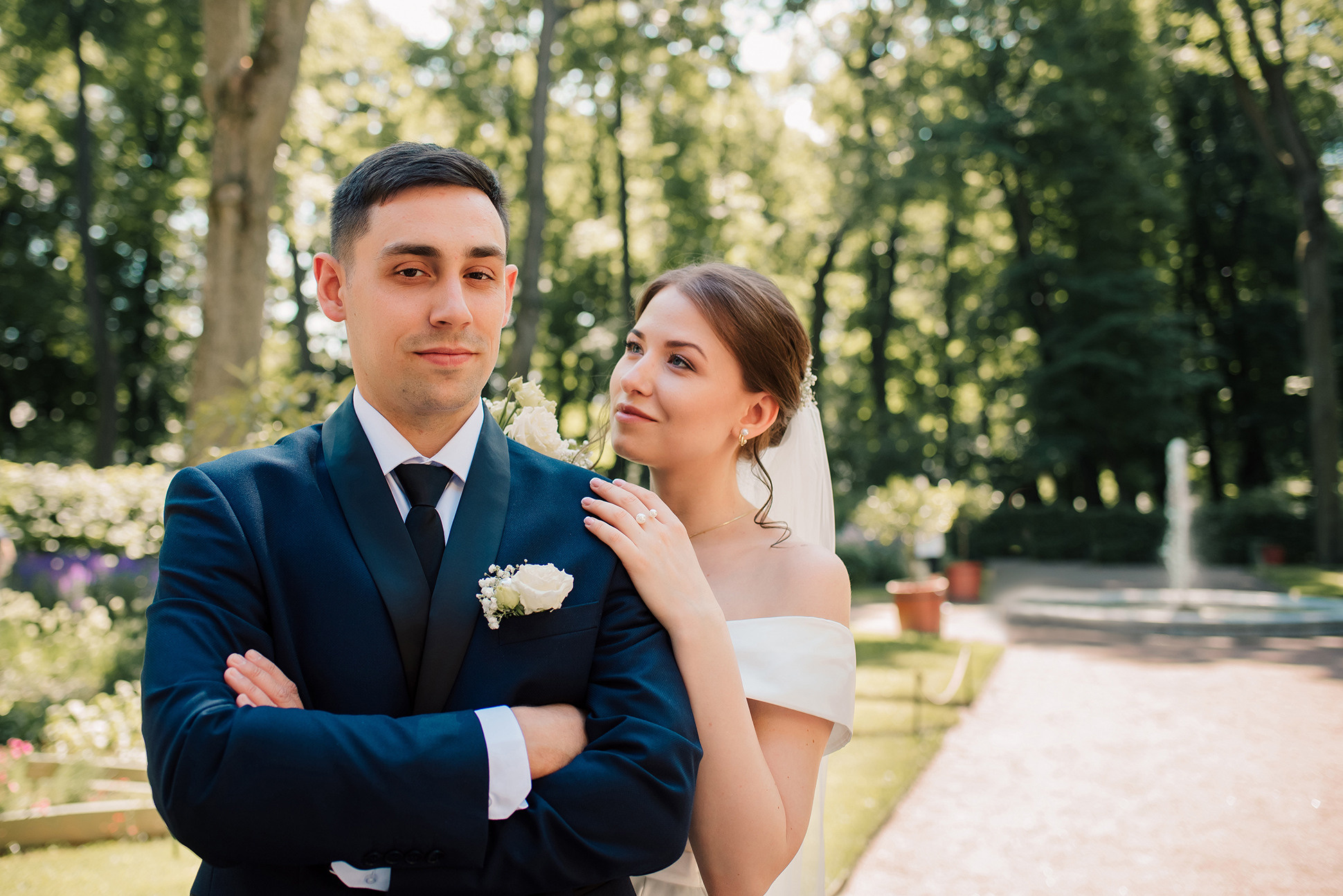 Ксения и Павел. Летний сад. Семейный и Свадебный фотограф. Санкт-Петербург. Пушкин