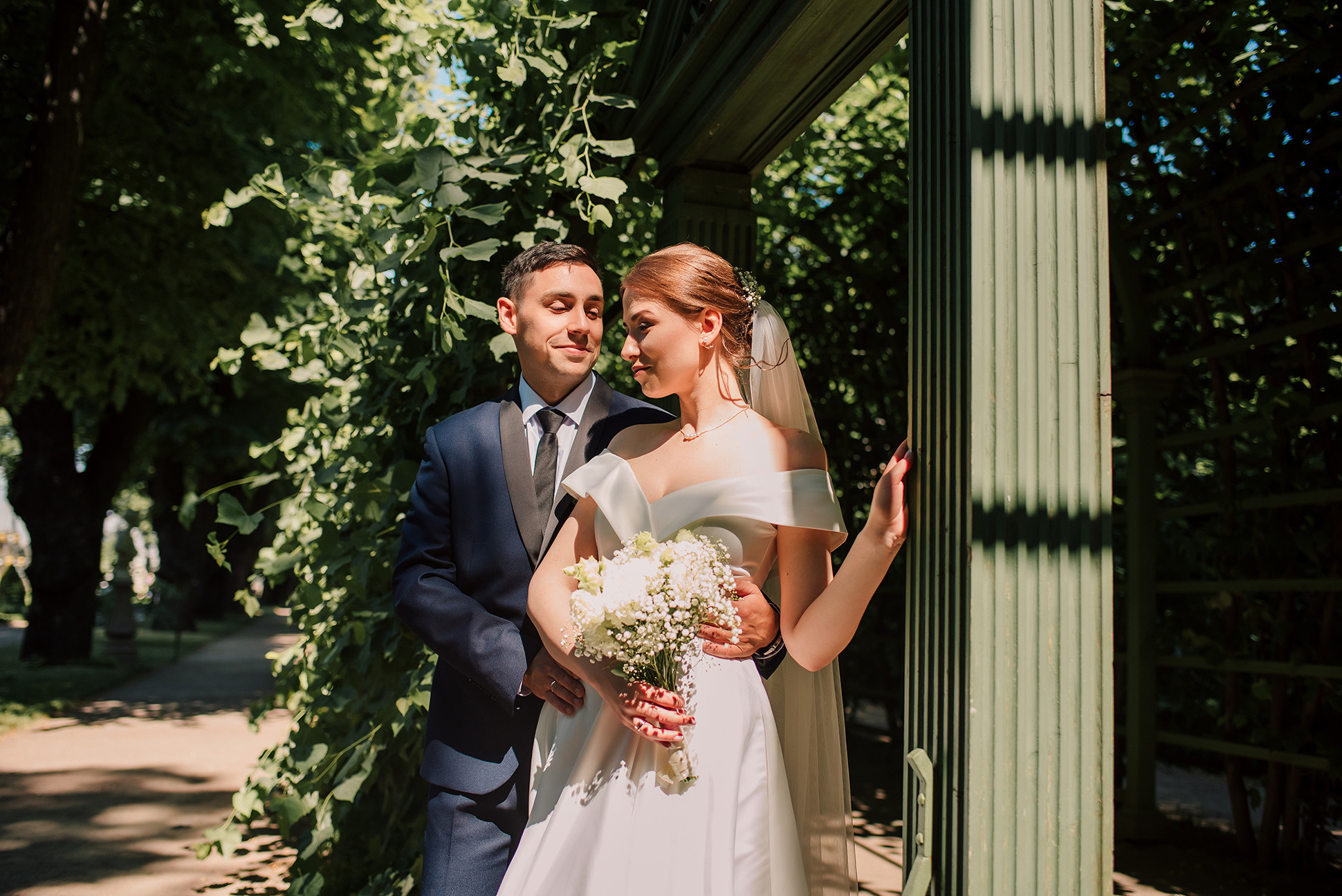 Ксения и Павел. Летний сад. Семейный и Свадебный фотограф. Санкт-Петербург. Пушкин