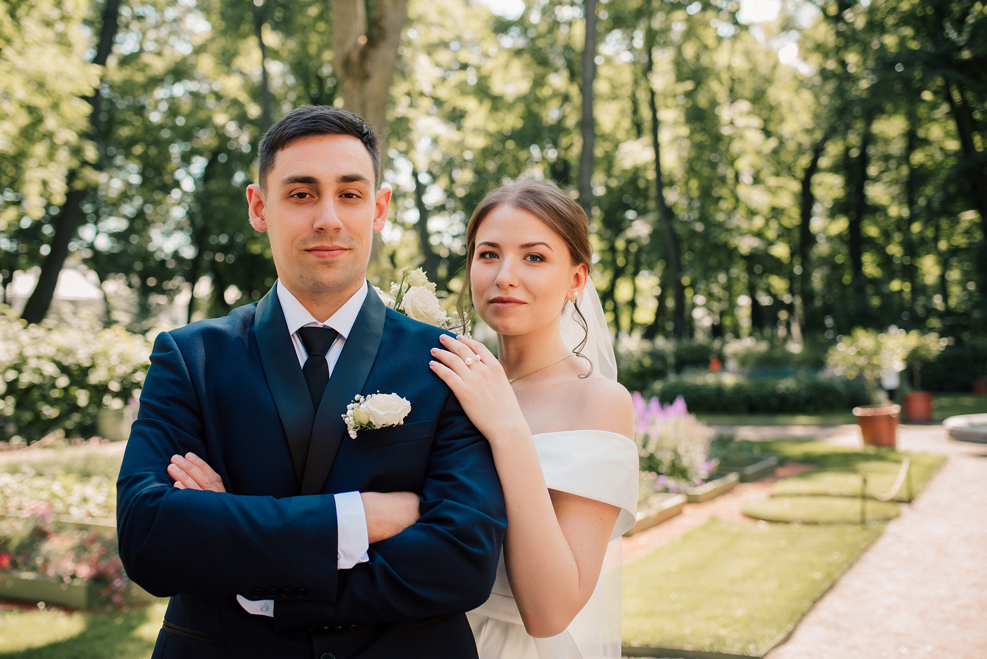 Ксения и Павел. Летний сад. Семейный и Свадебный фотограф. Санкт-Петербург. Пушкин