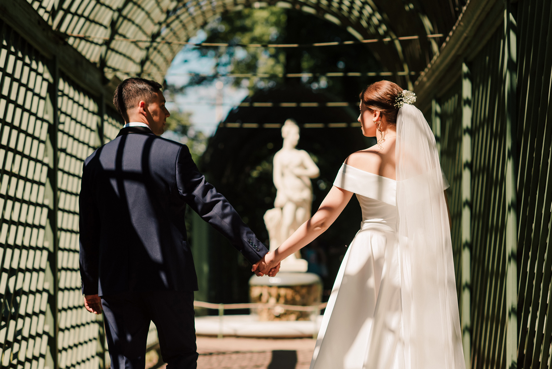Ксения и Павел. Летний сад. Семейный и Свадебный фотограф. Санкт-Петербург. Пушкин