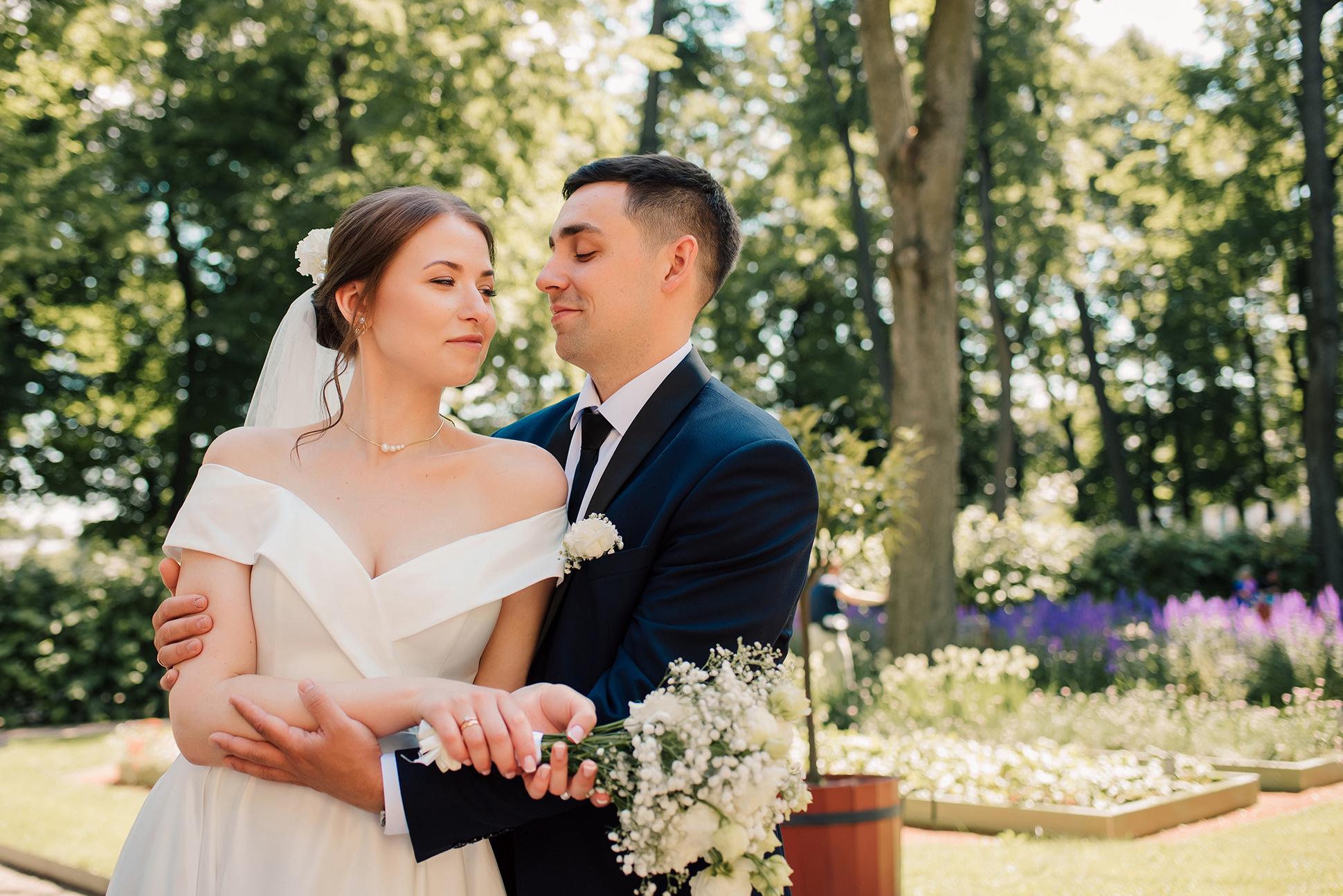 Ксения и Павел. Летний сад. Семейный и Свадебный фотограф. Санкт-Петербург. Пушкин