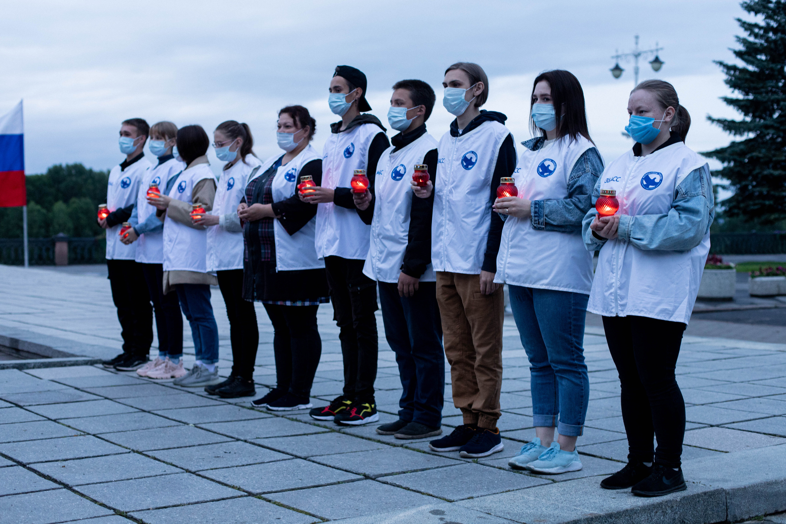 Всероссийские акции «Свеча Памяти» и «Огненная картина» |Кемерово|2021|