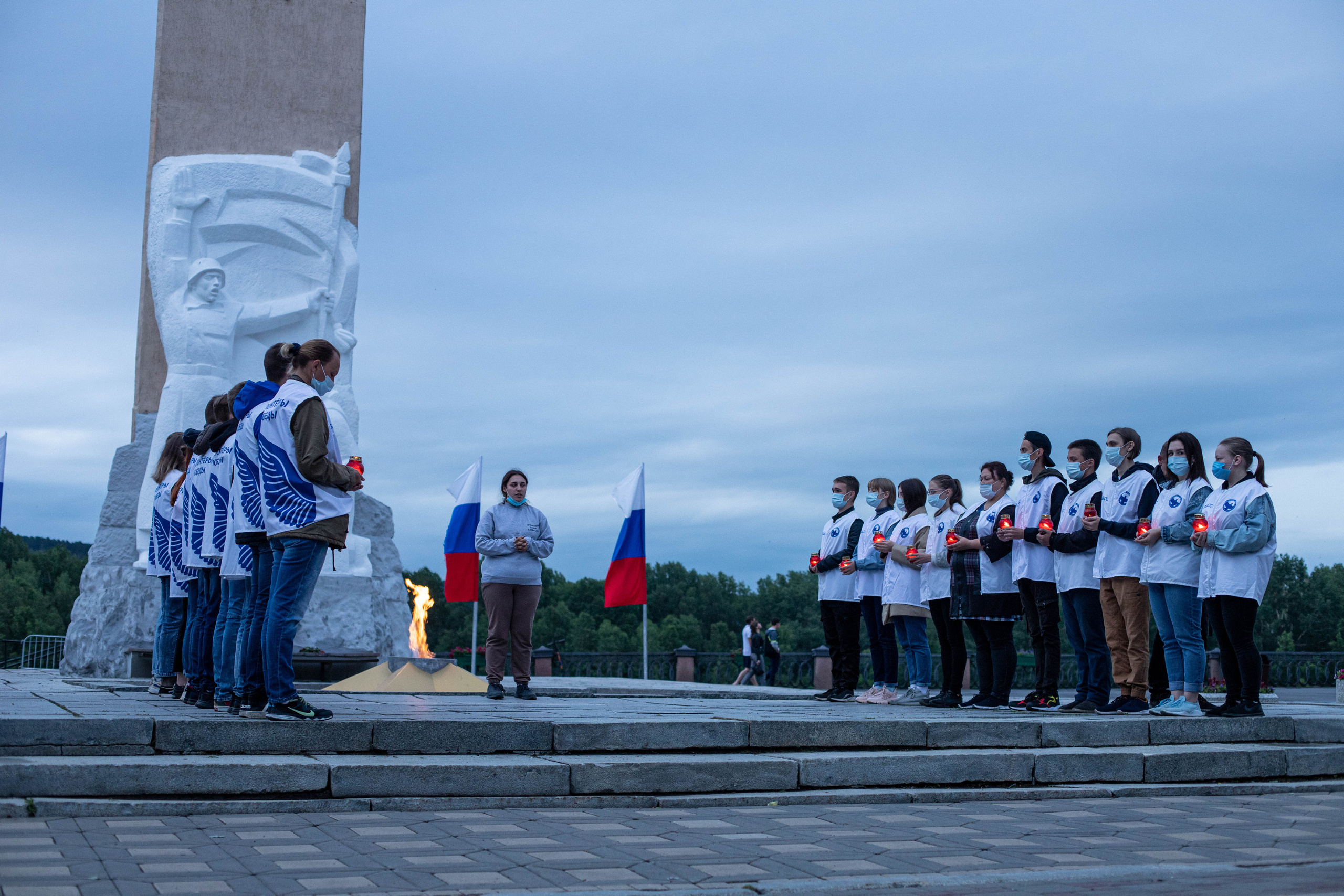 Всероссийские акции «Свеча Памяти» и «Огненная картина» |Кемерово|2021|