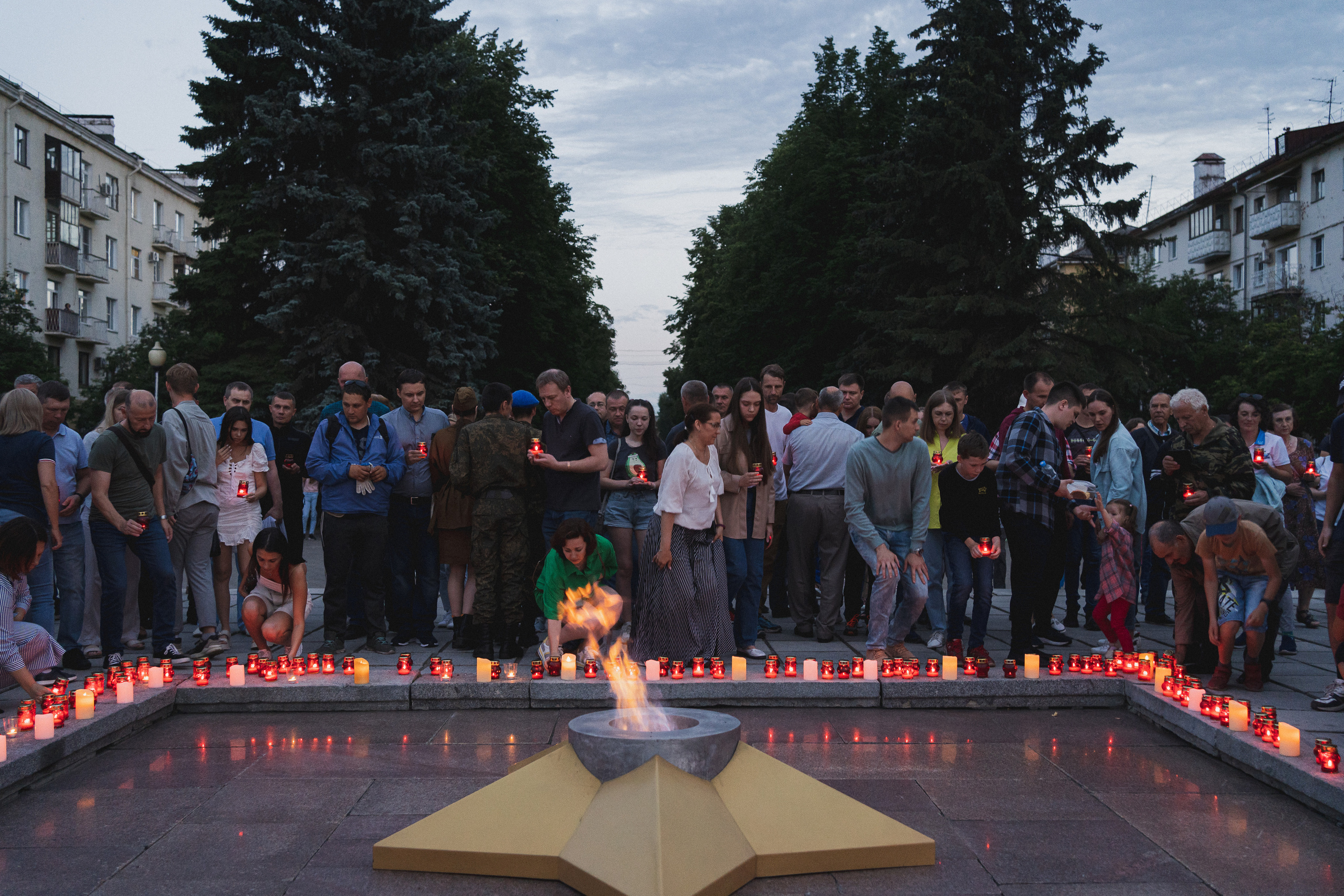 Всероссийские акции «Свеча Памяти» и «Огненная картина» |Кемерово|2022