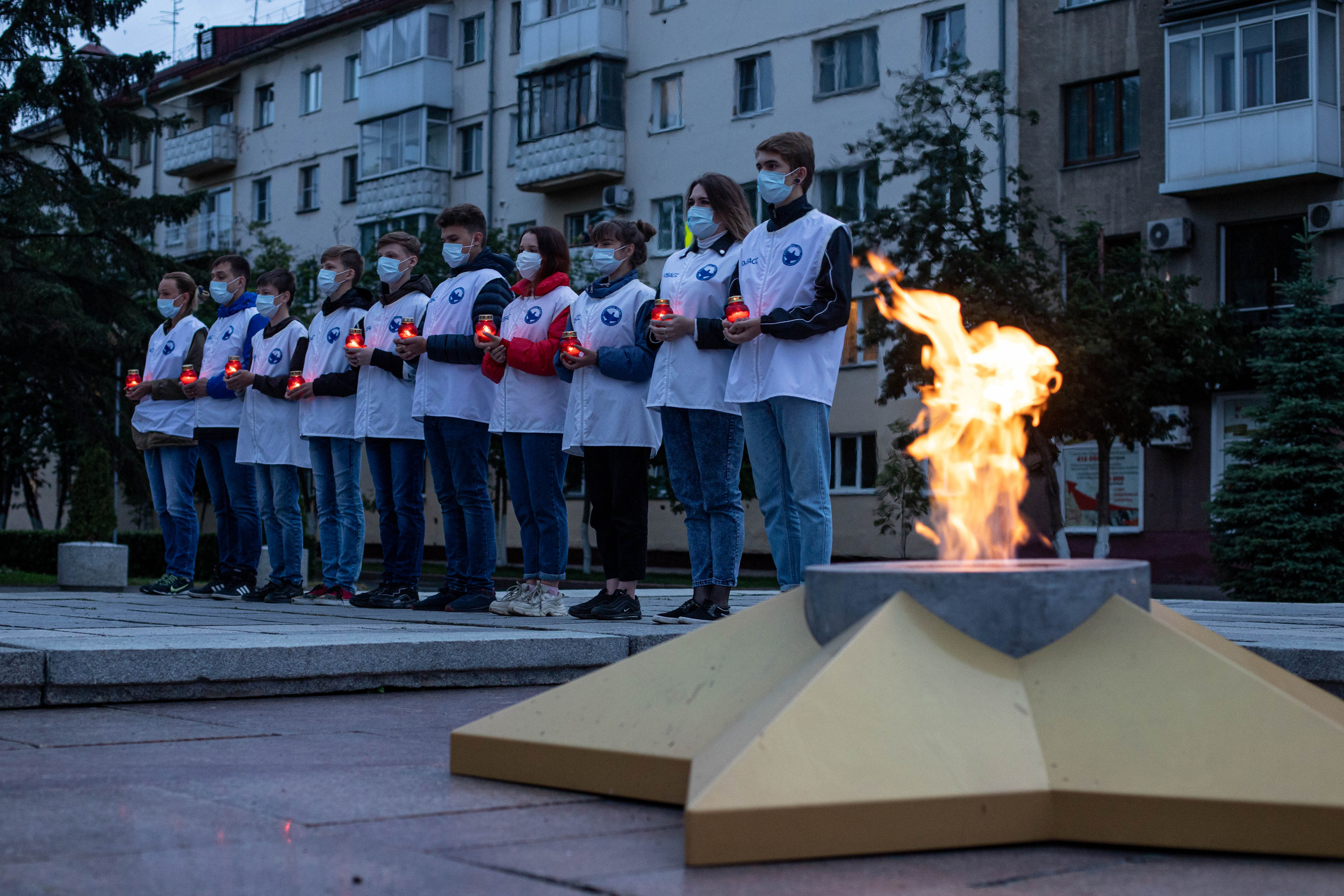 Всероссийские акции «Свеча Памяти» и «Огненная картина» |Кемерово|2021|