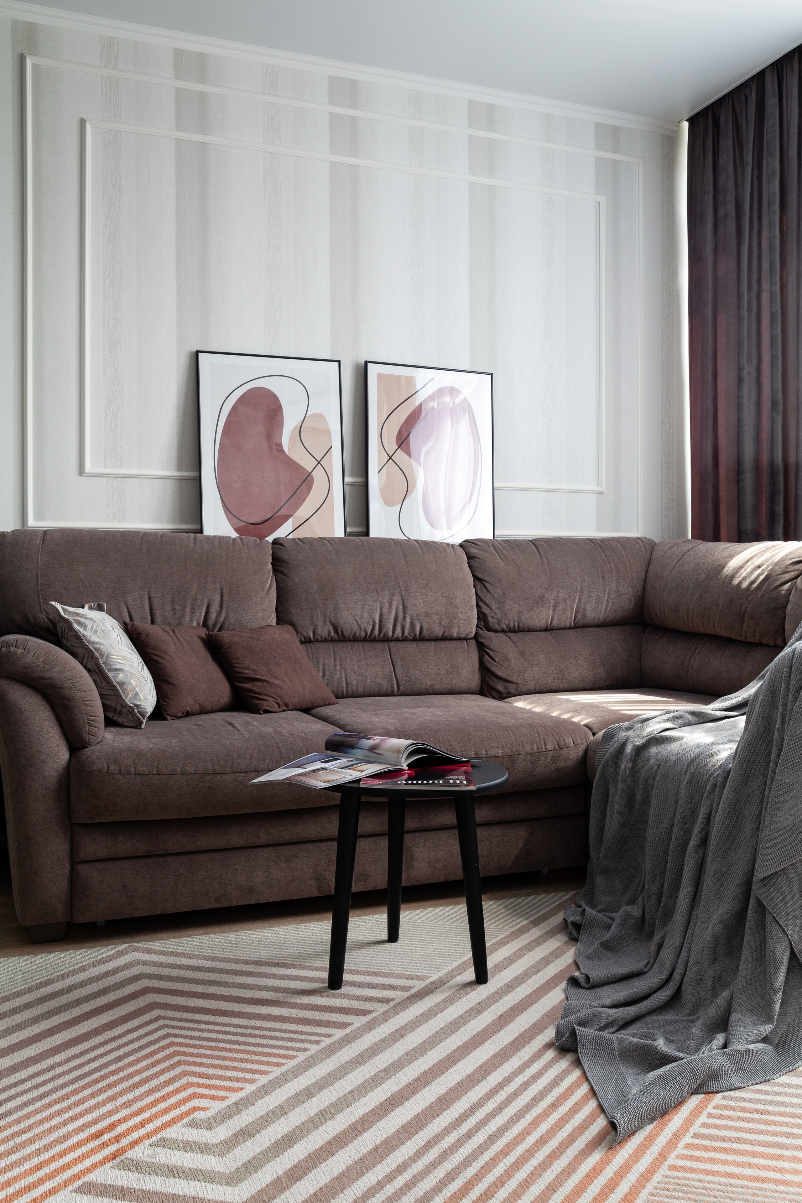 Интерьерная фотосъемка двухкомнатной квартиры в ЖК «Огни Сочи». Интерьерный фотограф в Москве