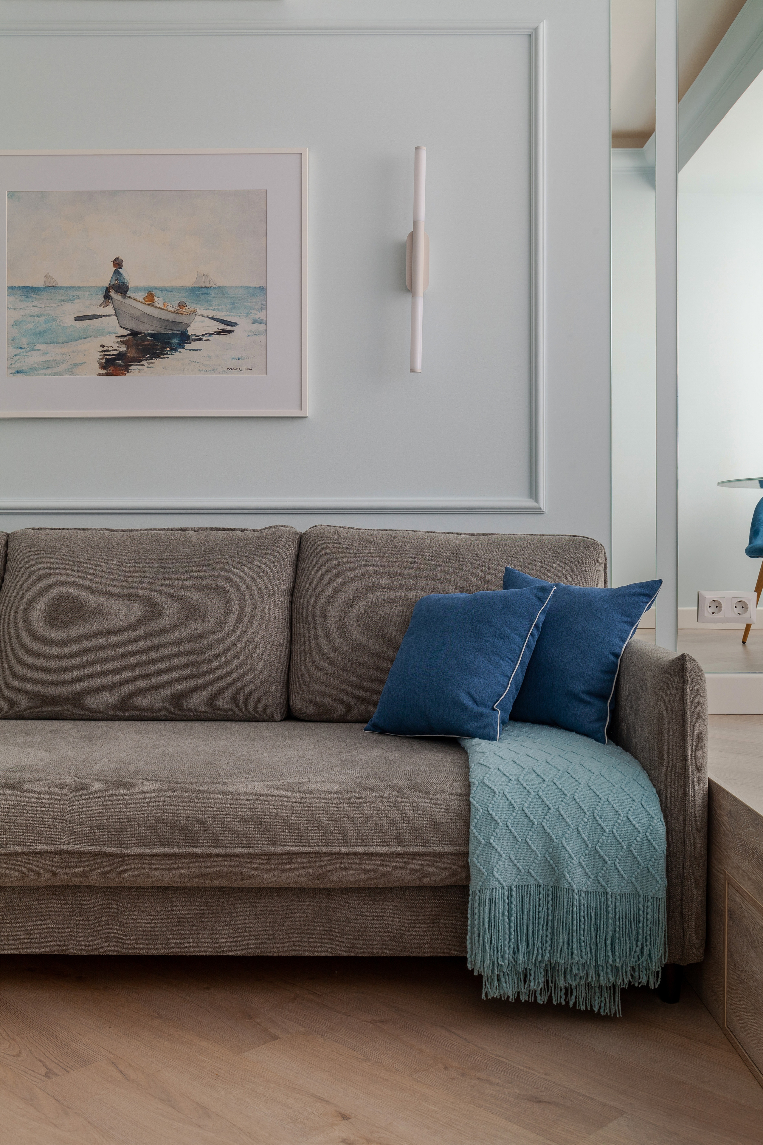 Интерьерная фотосъемка однокомнатной квартиры в ЖК «Посейдон», Мамайка. Интерьерный фотограф Москва